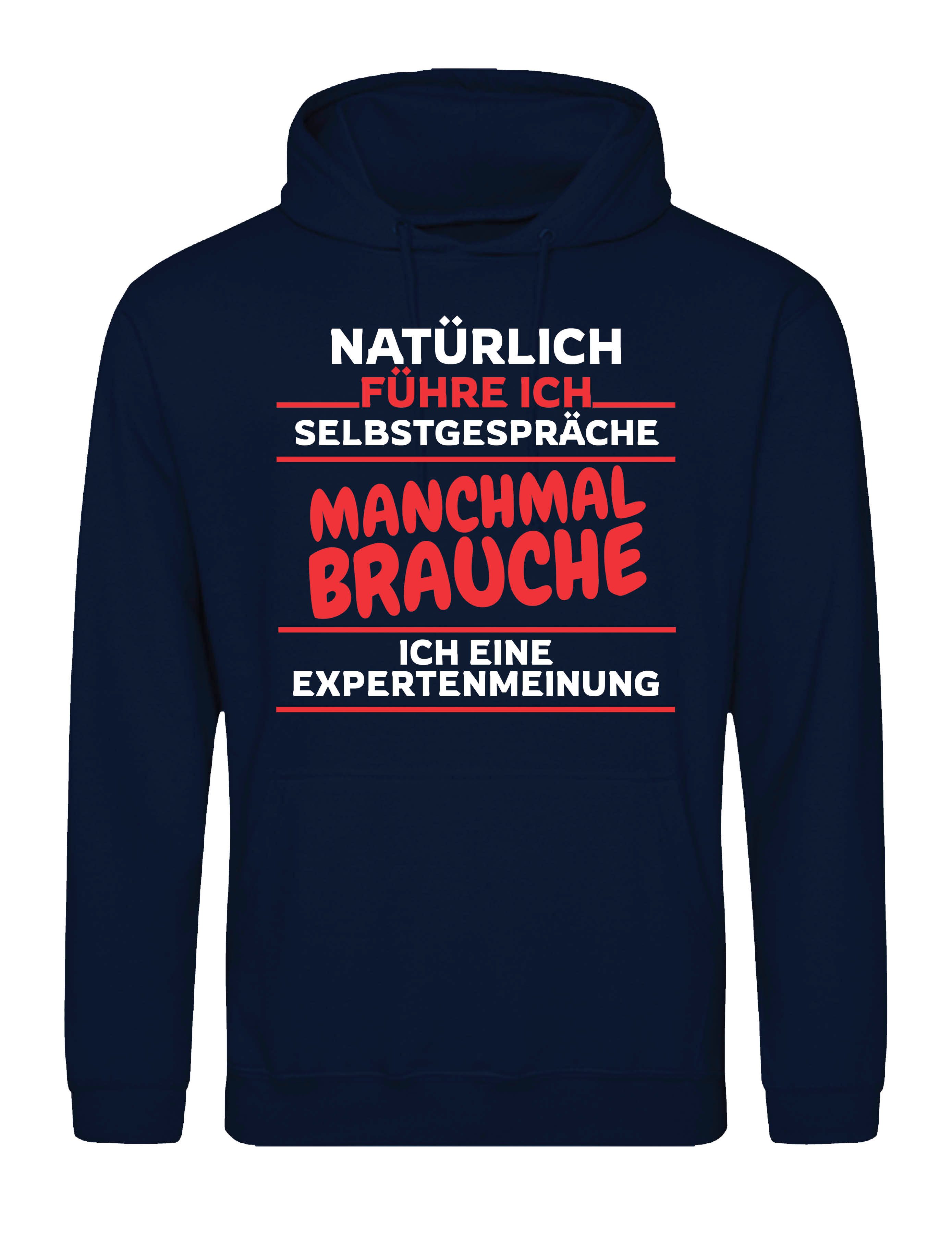 Youth Designz Kapuzenpullover "Selbstgespräche" Herren Hoodie günstig online kaufen
