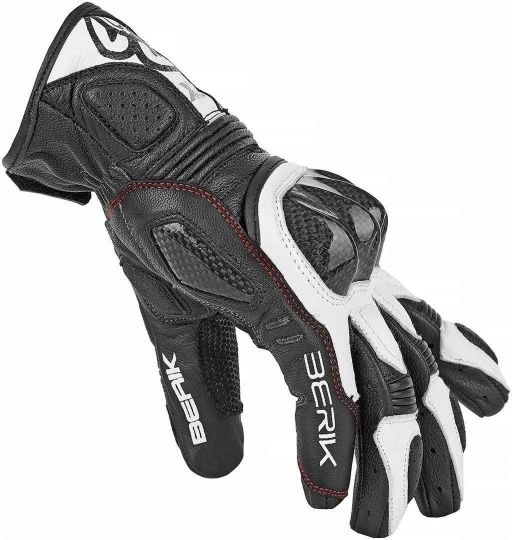 NexG Berik Black/White Motorradhandschuhe Motorradhandschuhe