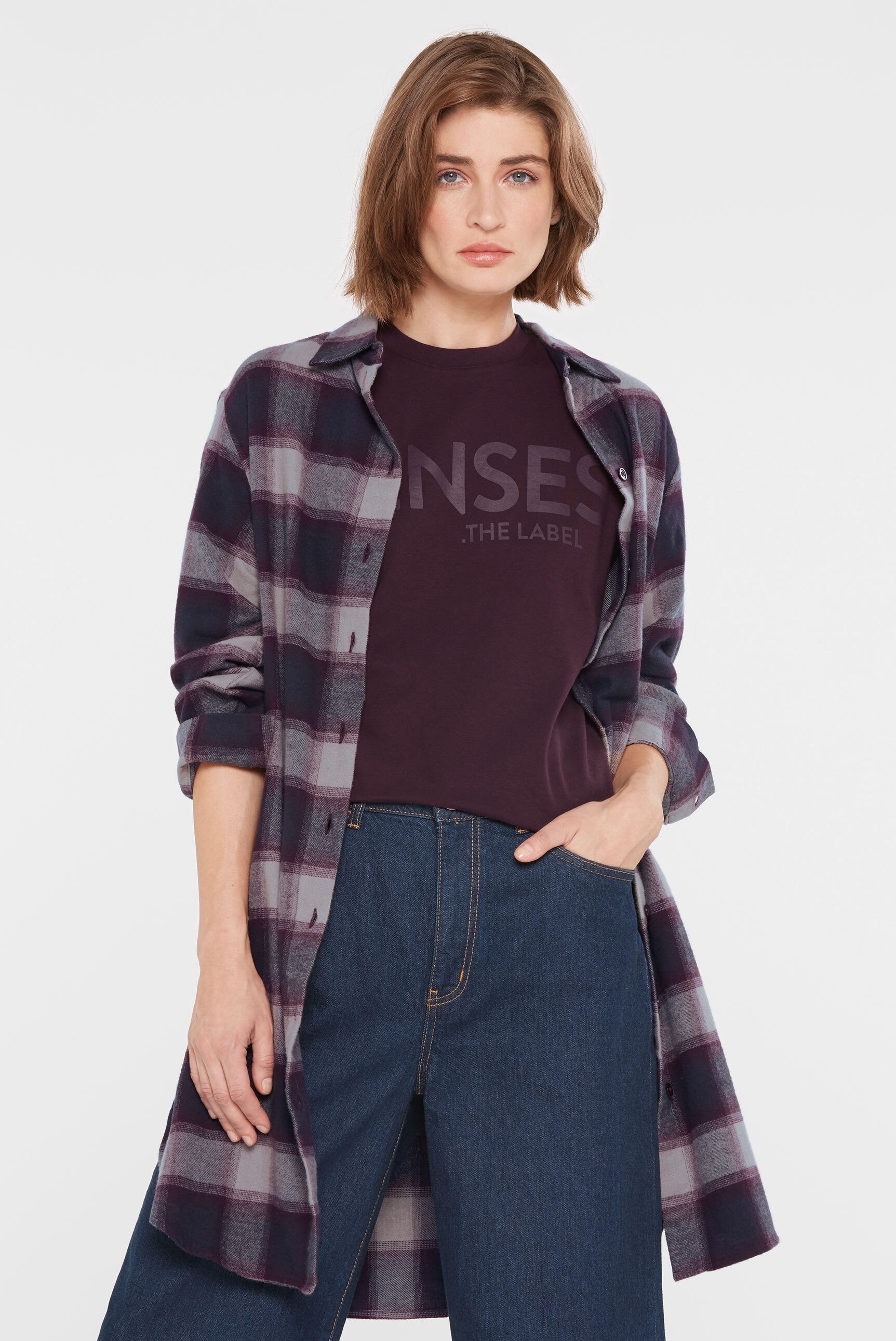 SENSES.THE LABEL Karokleid aus Baumwolle