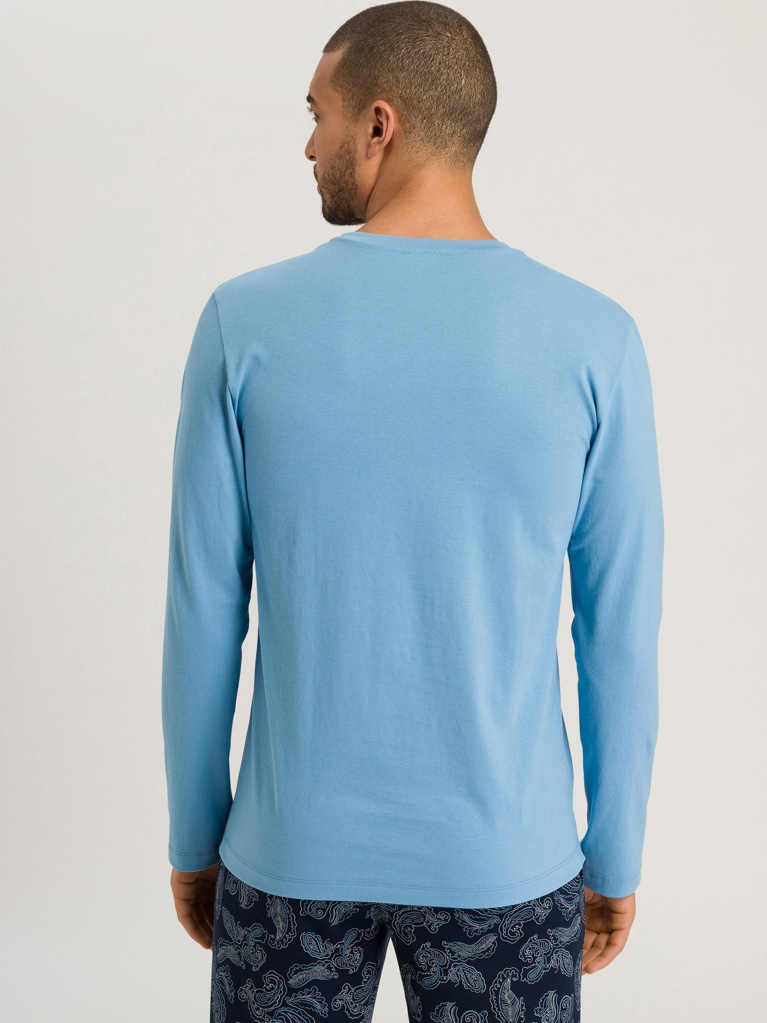 Hanro Longsleeve Living Shirts bonnie blue