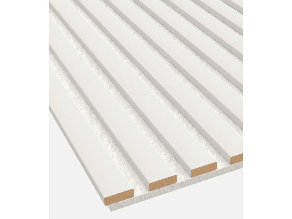 HPFloor 3D Wandpaneel Akustikpaneele Wandverkleidung Trend Weiß 2 Stück, (2-tlg)