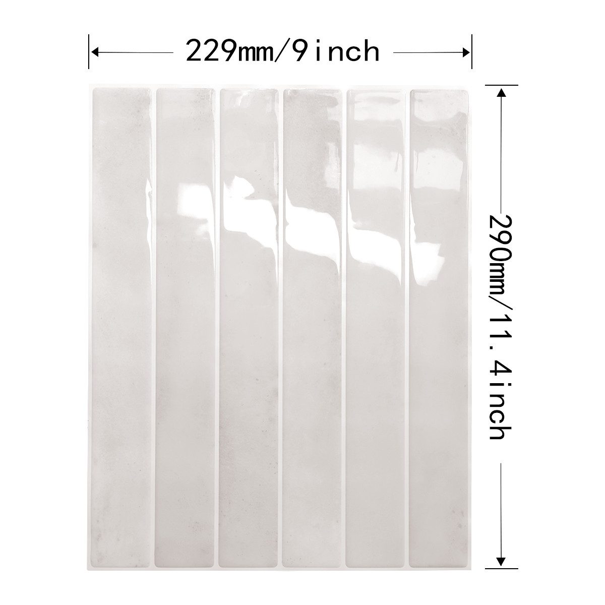 Coonoor Küchenrückwand Fliesenaufkleber Klebefliesen Wandfliesen Metro Flie günstig online kaufen