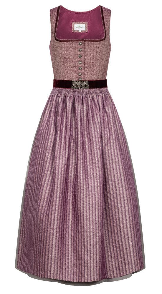 Dirndl Dirndl lang Edda in Beere von Nübler