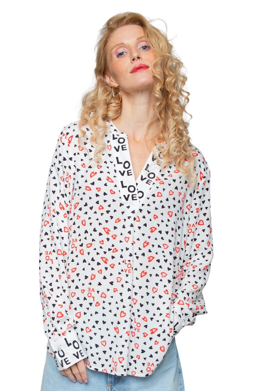 Emily Van Den Bergh Schlupfbluse Damenbluse 8832-199