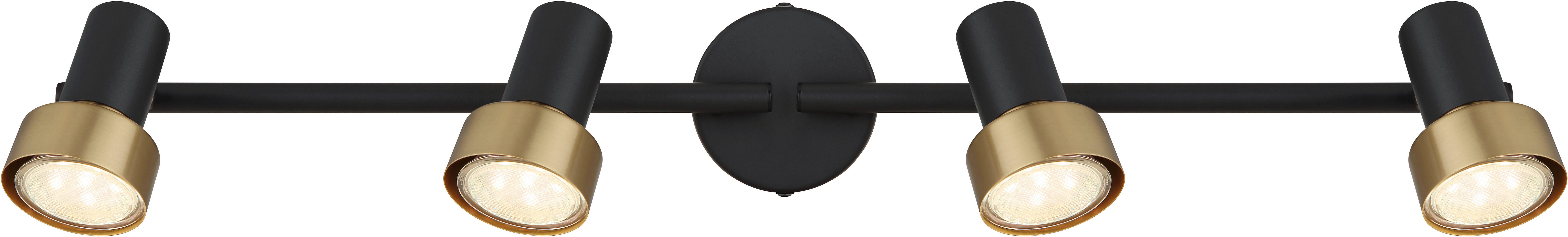 GLOBO LIGHTING Deckenstrahler MASON, ohne Leuchtmittel, Deckenspot/schwarz/antik/goldfarben/Dreh-/Schwenkbar/Flur