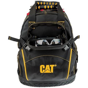 CAT CATERPILLA Werkzeugtasche Werkzeug-Rucksack 18" (45cm) Professional, wasserdichter Boden, wasserabweisend, strapazierfähig und langlebig
