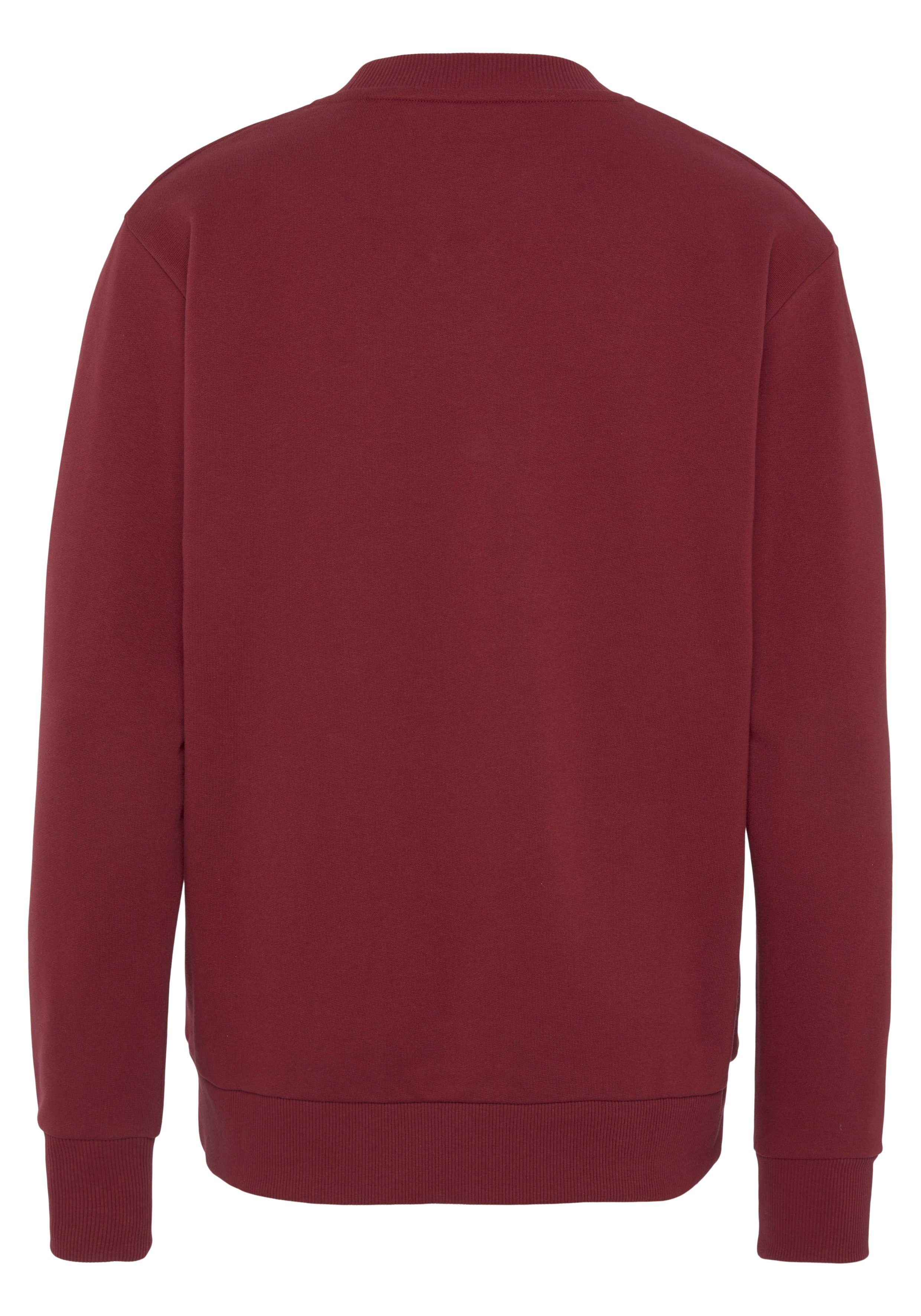TONAL auf Brust RED Logostickerei SHIELD PLUMPED Gant Sweatshirt mit C-NECK D1. der ARCHIVE