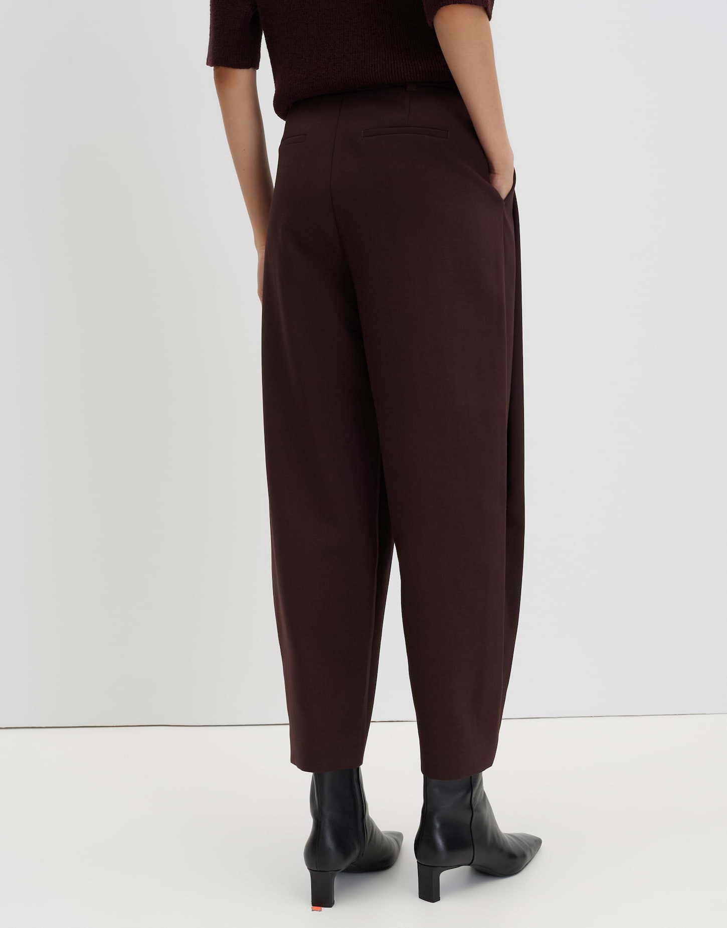 someday Bundfaltenhose CATSBY BARREL verkürzte City Pants mit Komfortbund
