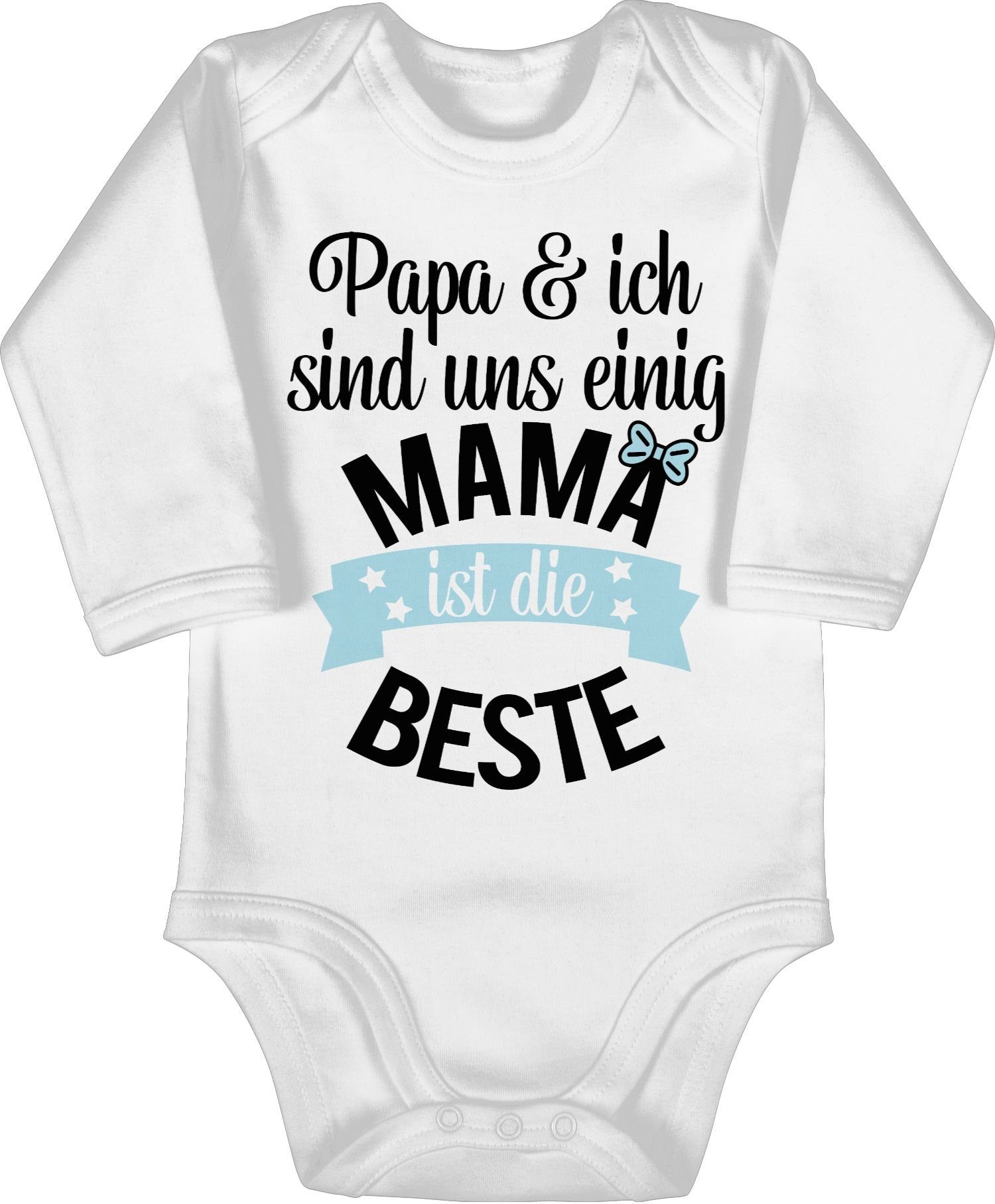Shirtracer Shirtbody Mama ist die Beste I Mama Geschenk Muttertag Mama