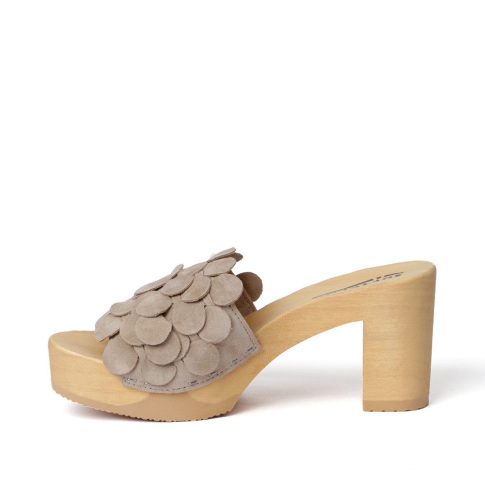 Softclox EVELYN Kaschmir taupe (natur) Pantolette günstig online kaufen