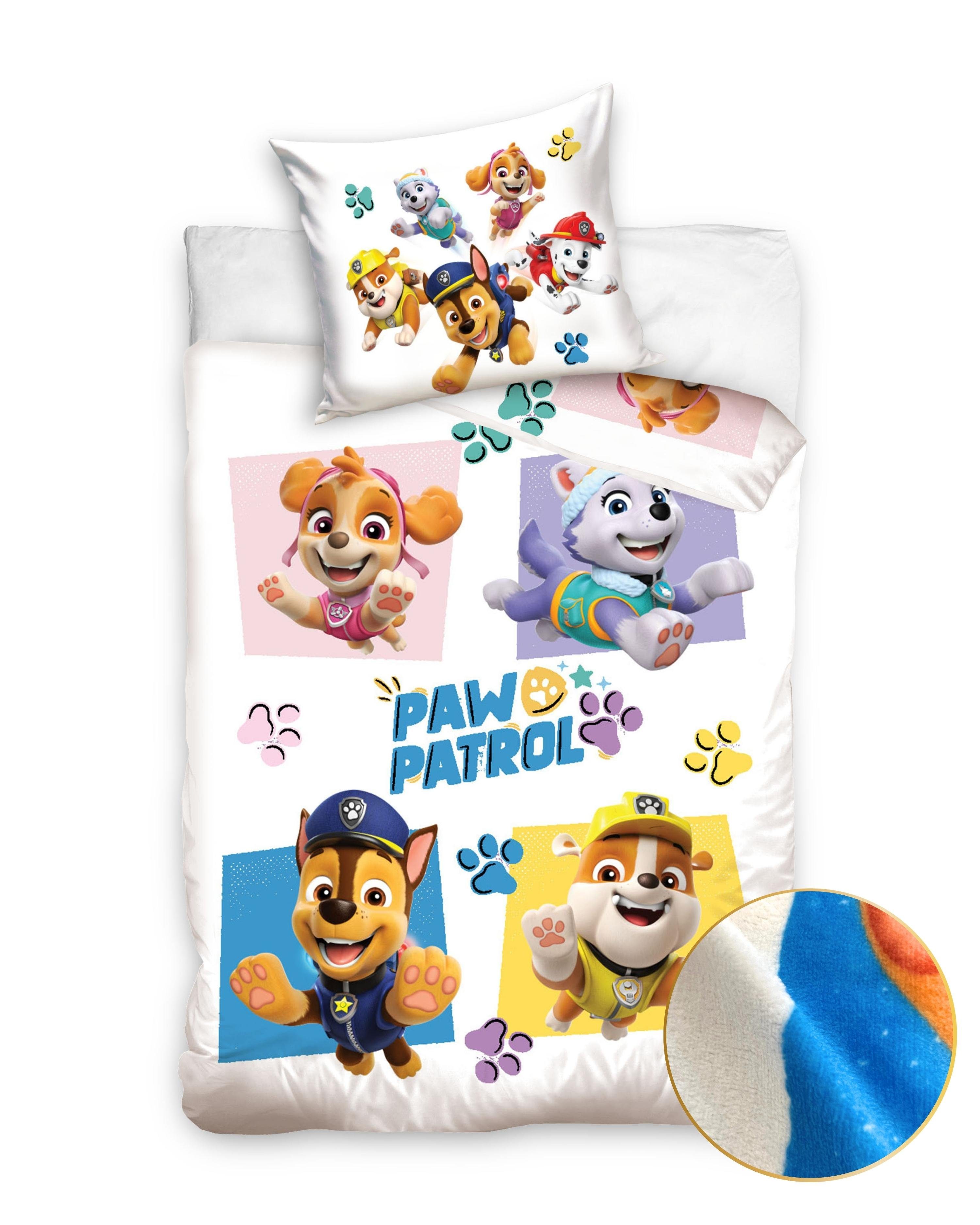 MTOnlinehandel Kinderbettwäsche Paw Patrol 135x200 + günstig online kaufen
