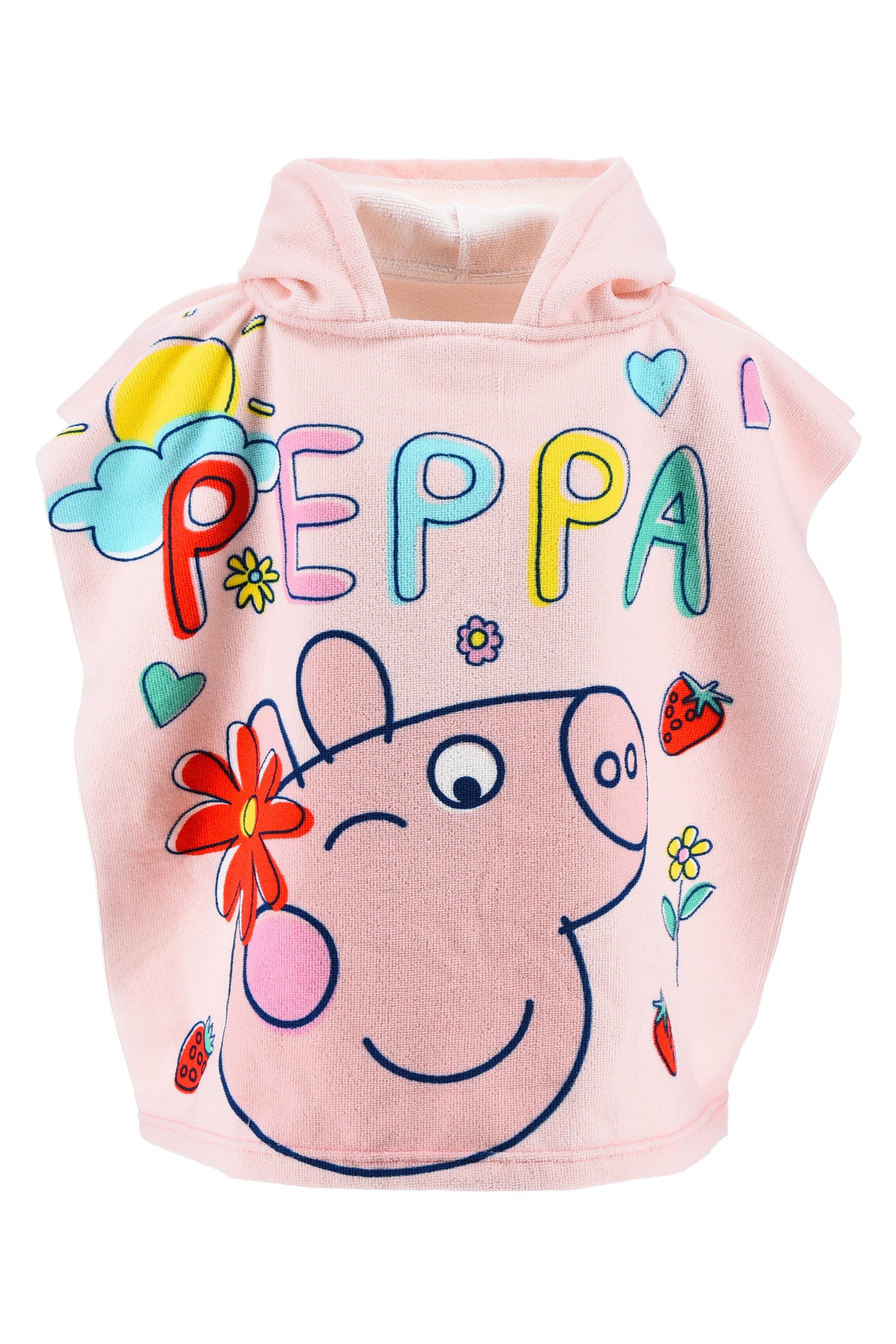 Peppa Pig Badeponcho Peppa Pig Handtuch Badeponcho