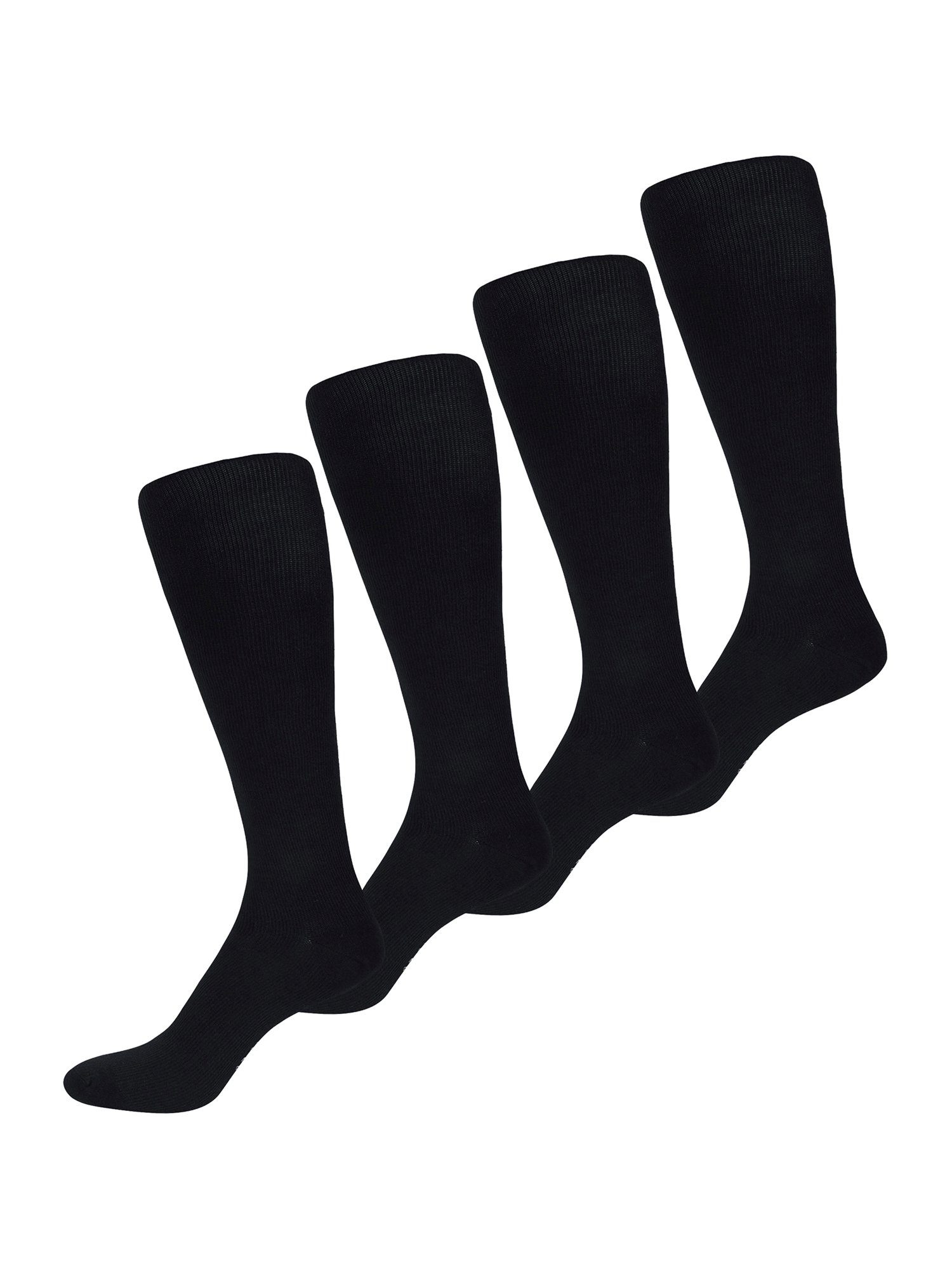 Nur Der Kniestrümpfe Fit & Vital Knie (4-Paar) schwarz