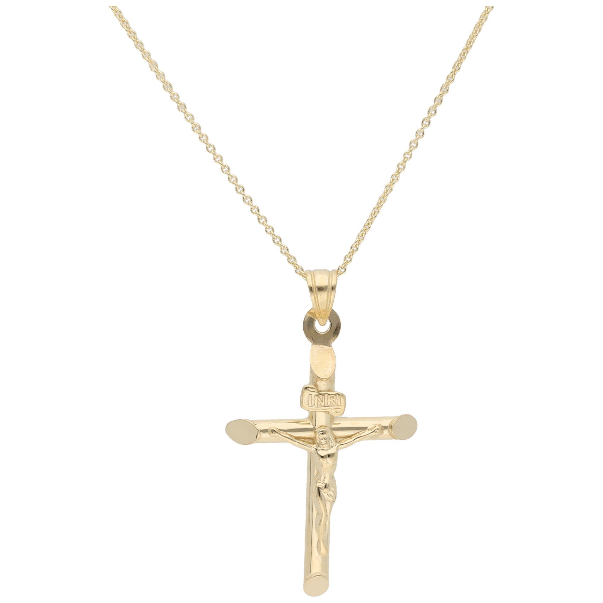 Smart Jewel Kette mit Anhänger Anhänger Kreuz, 925 Silber