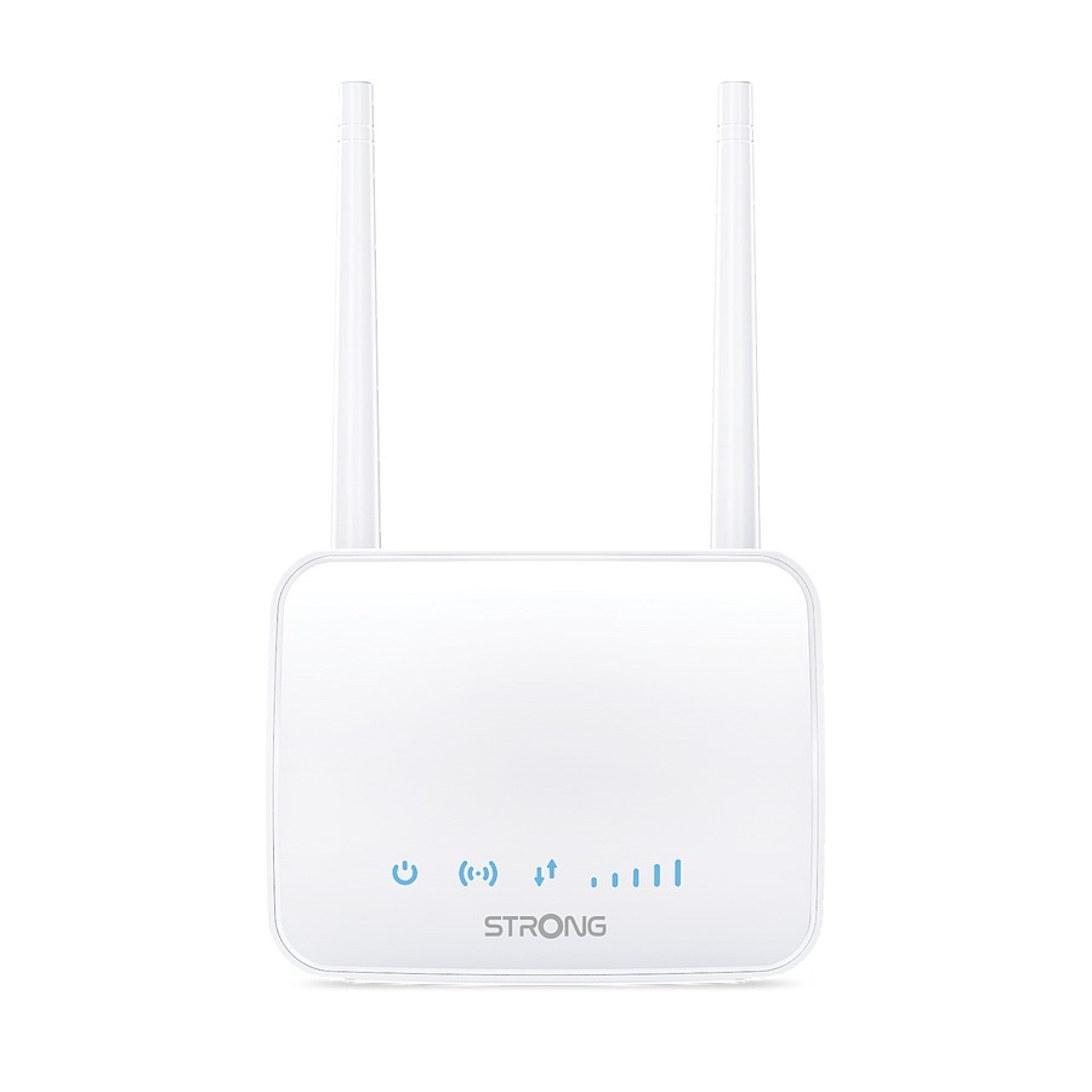 Strong 4G LTE Router 350 Mbit/s WLAN Router SIM-Karten Router weiß 4G/LTE-Router, 4G LTE-Internetzugang per SIM-Karte, schnelle WLAN-Verbindung