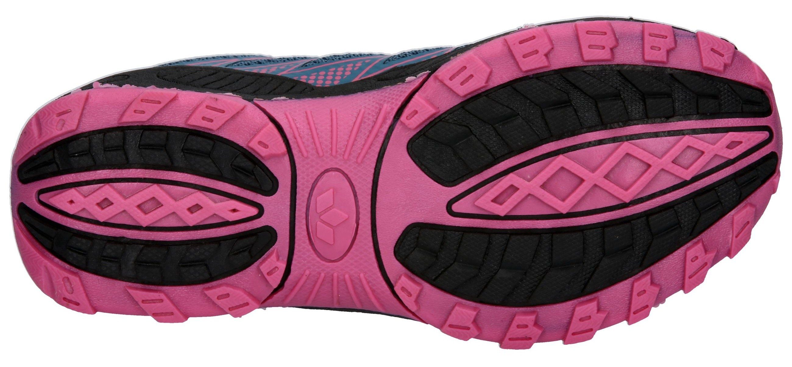 Ridge mit Schnellverschluss WMS Lico Sneaker petrol-pink praktischem