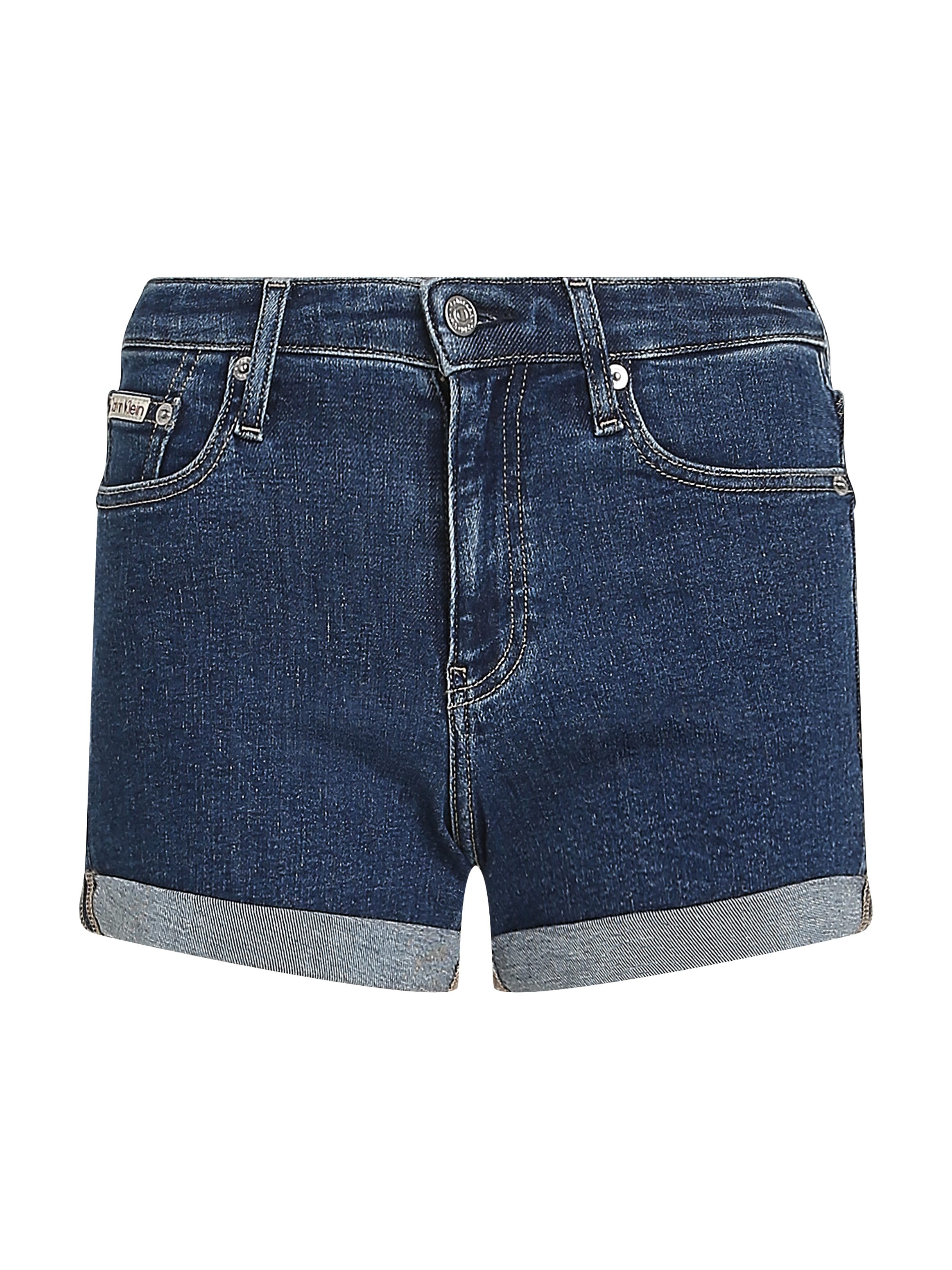 Calvin Klein Jeans Shorts MID RISE SHORT mit Umschlagsaum
