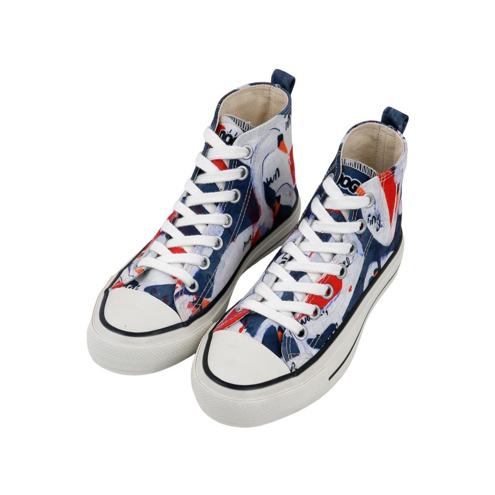 DOGO Lyra High-Top Sneaker Swan And Raven Sneaker Handgefertigt