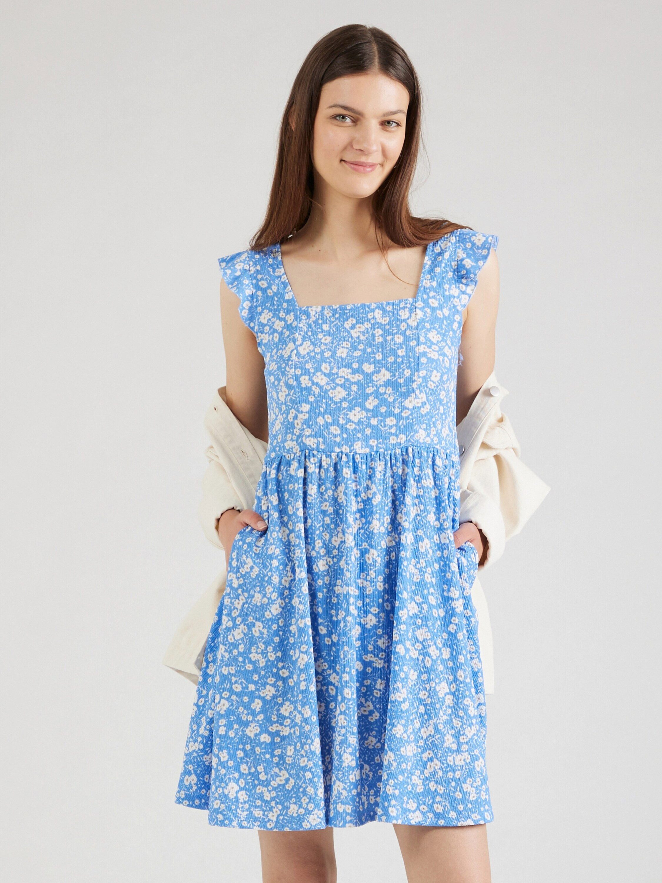 ONLY Sommerkleid ONLSerina (1-tlg) Drapiert/gerafft