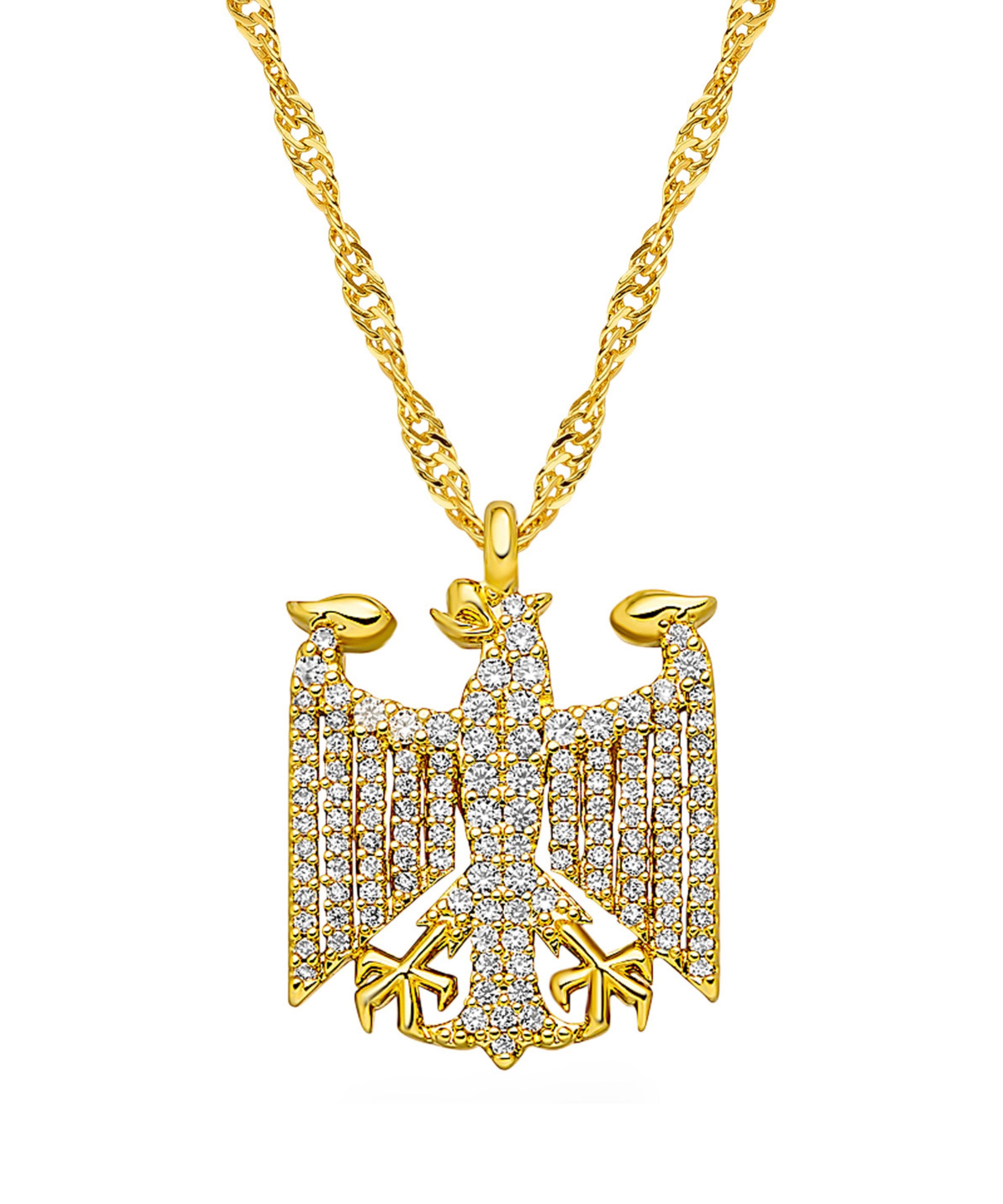 d'origine Kette mit Anhänger Deutschland Adler Kette für Damen, Deutschland günstig online kaufen