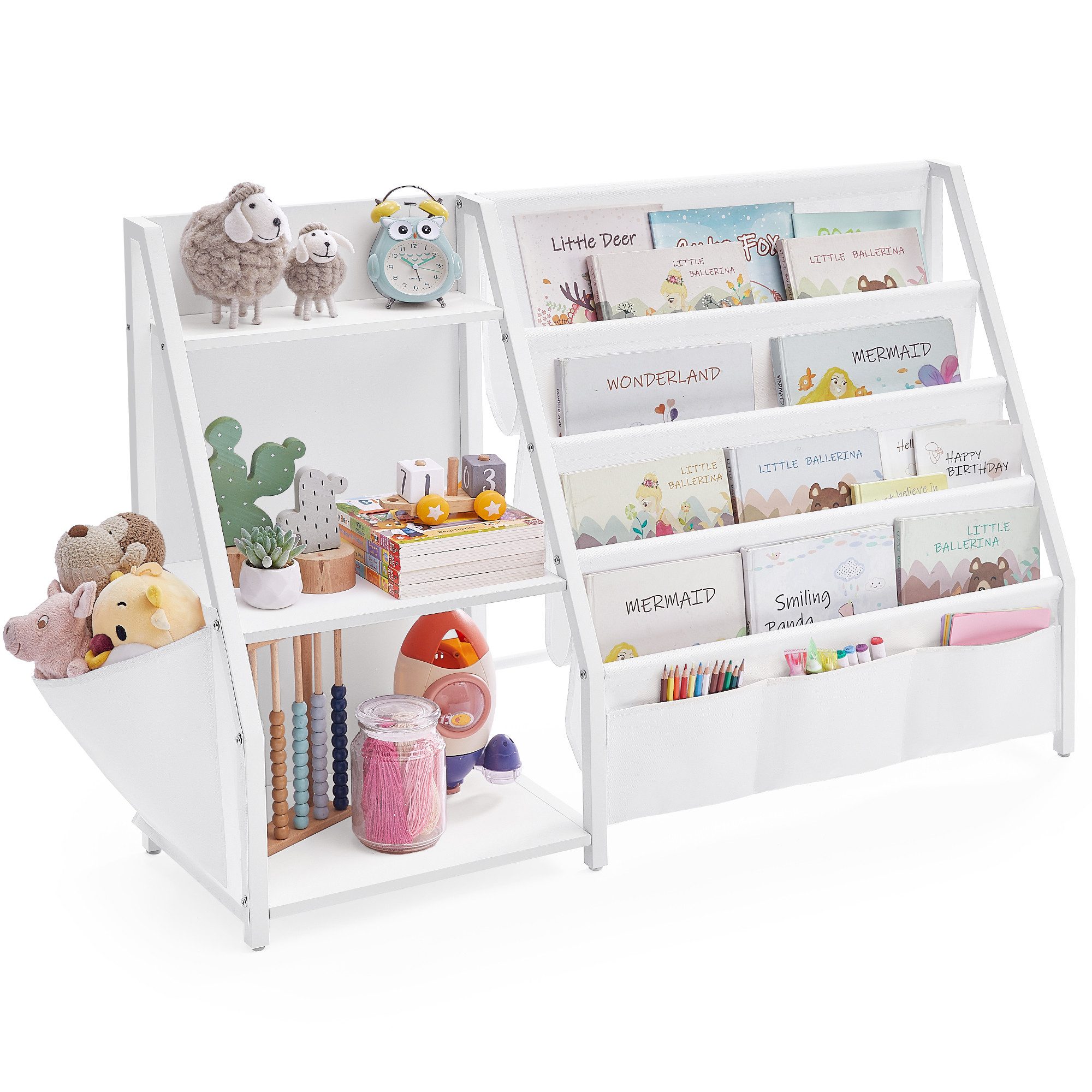 SONGMICS Spielzeugtruhe, Bücherregal Kinder, Spielzeugregal, mit günstig online kaufen