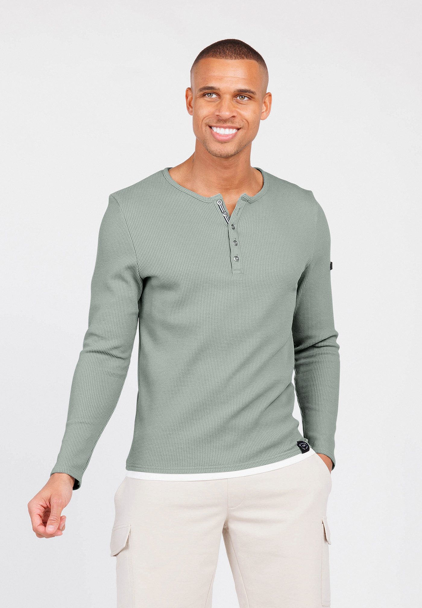 Key Largo Sweatjacke MSW SANDRO button günstig online kaufen