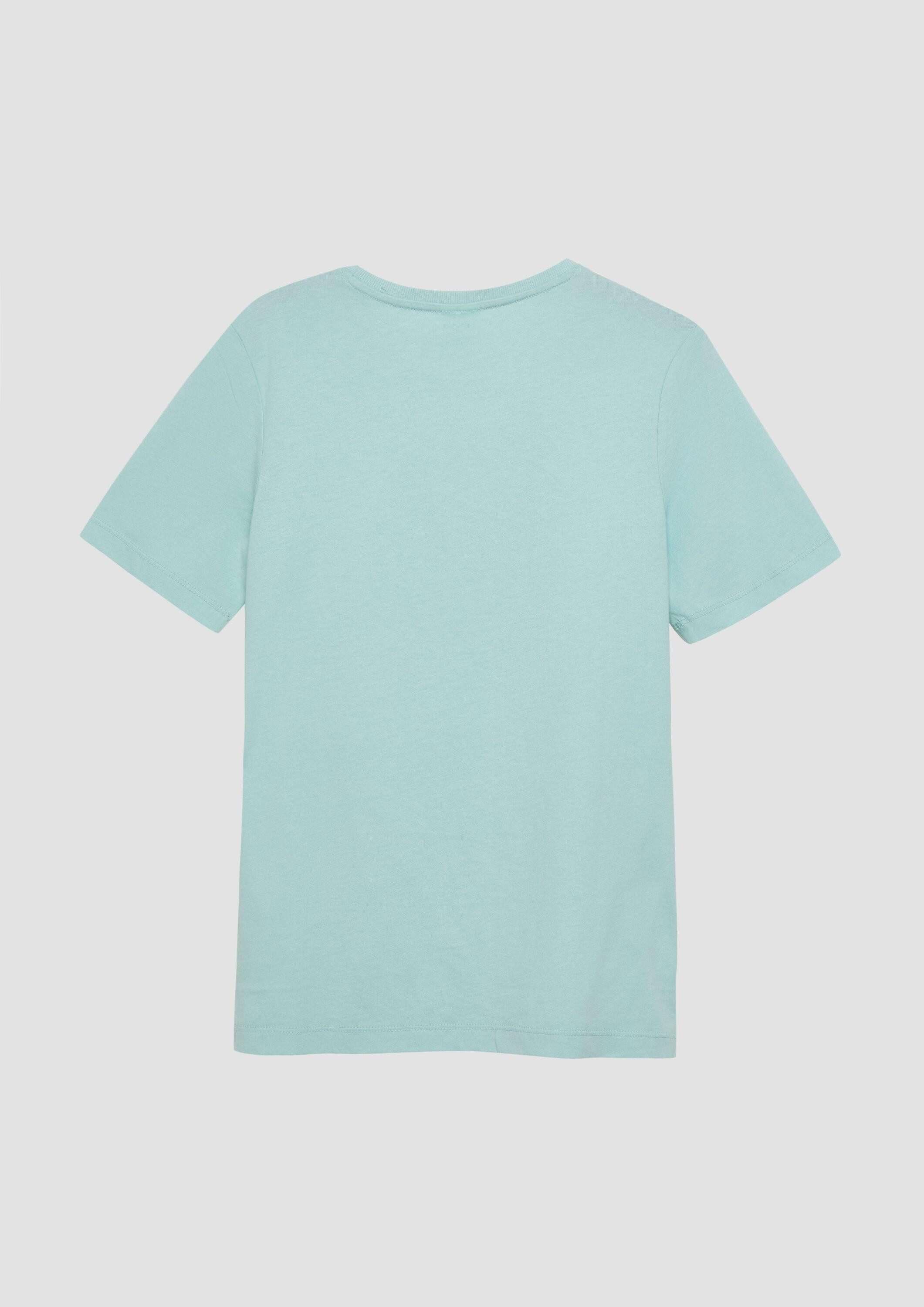 s.Oliver Kurzarmshirt T-Shirt T-Shirt mit Frontprint