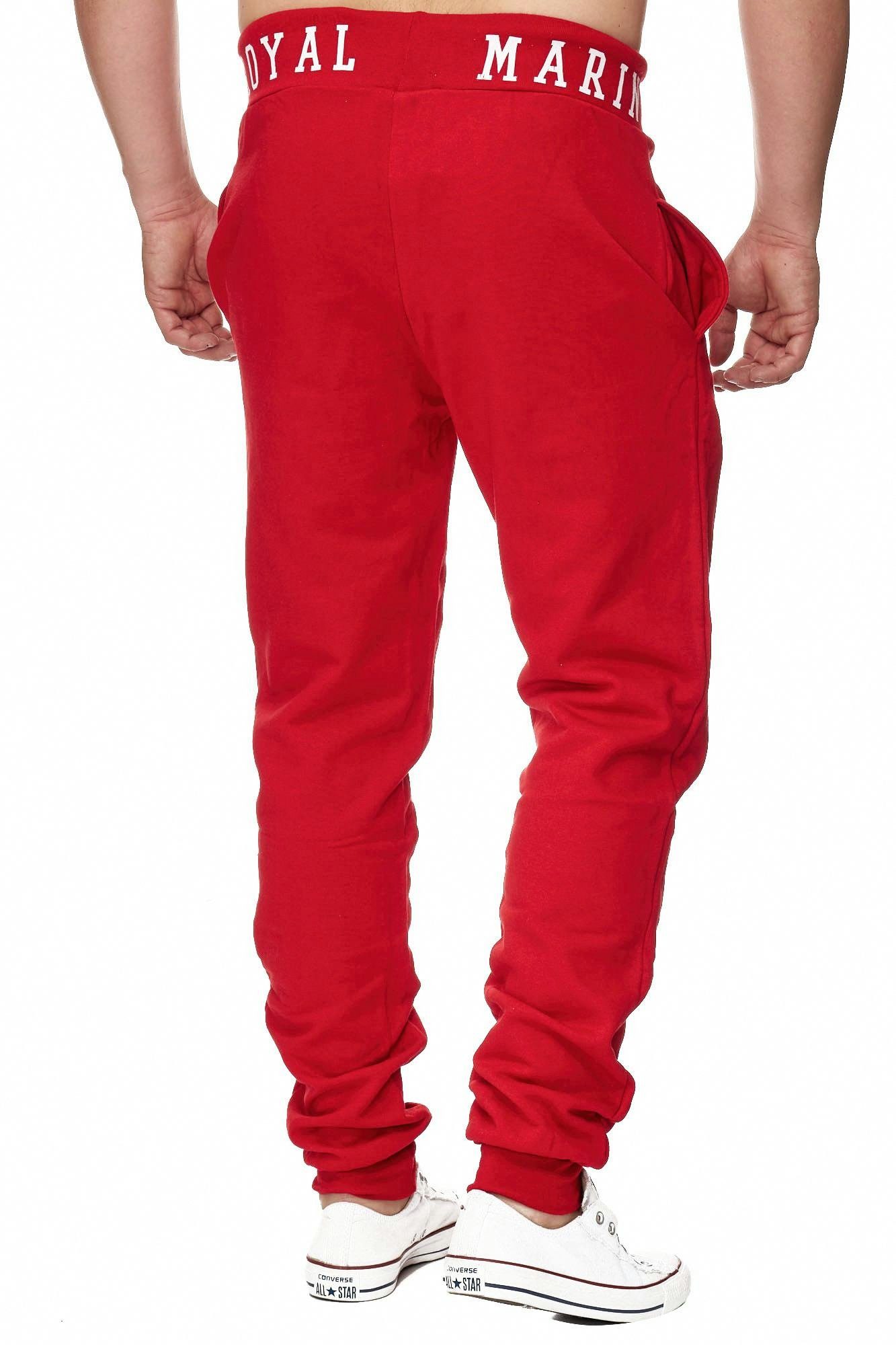 L.gonline Jogginghose Herren JoggingHOSE lang, Trainingshose Baumwolle, Sporthose mit (Sweatpants, 1-tlg) mit elastischem Bund