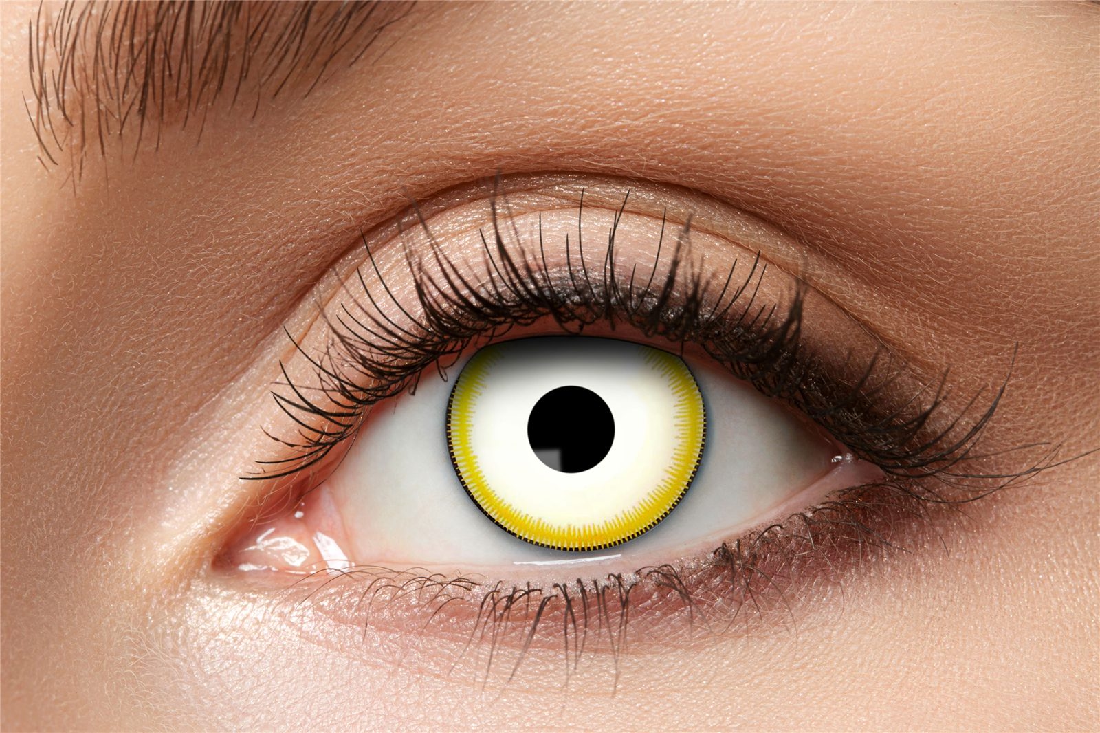Eyecatcher Farblinsen Zoelibat Eyecatcher Wochen-Kontaktlinsen Avatar Wochenlinsen Linsen, auffällige Farben für Horror, Gothic, Fantasy, Cosplay Fans
