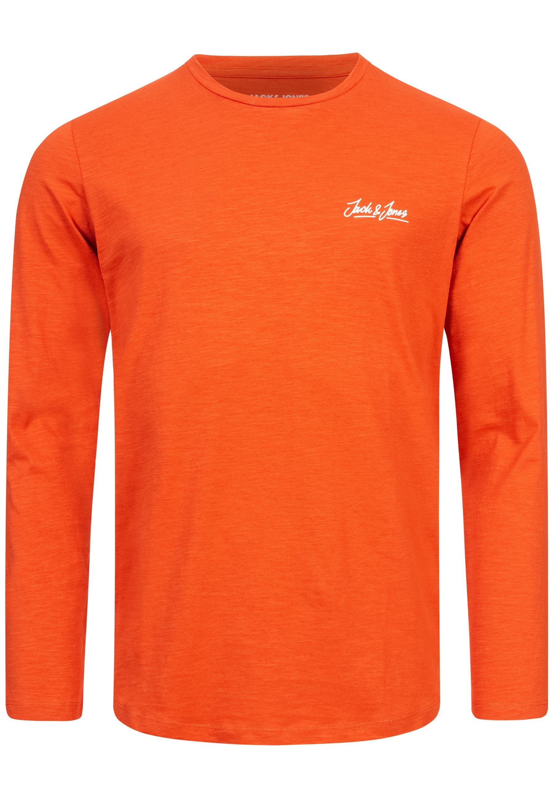 Jack & Jones Langarmshirt BAS TEE LS CREW NECK Burnt Ochre