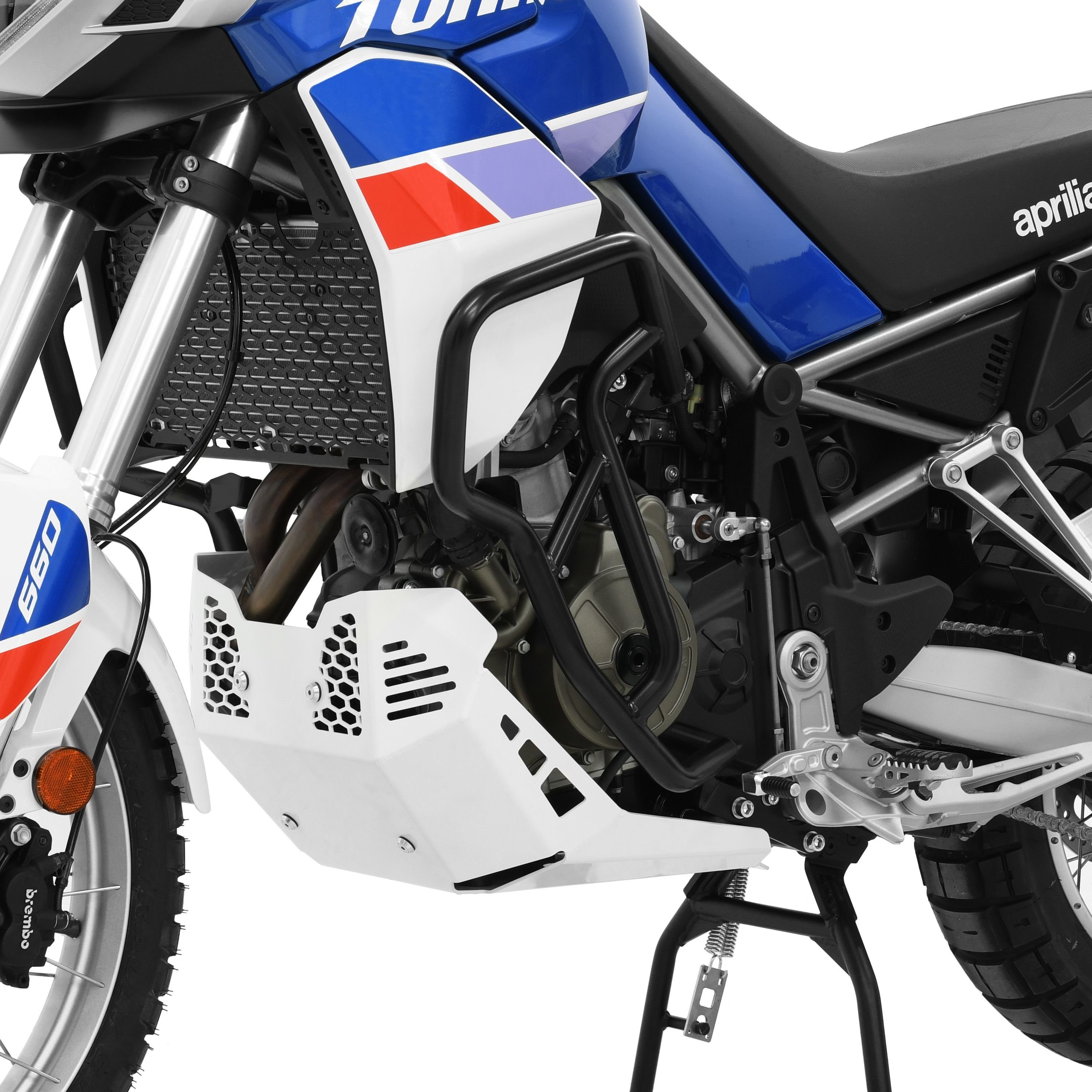 ZIEGER Motor-Schutzhülle Sturzbügell kompatibel mit Aprilia Tuareg 660 schwarz
