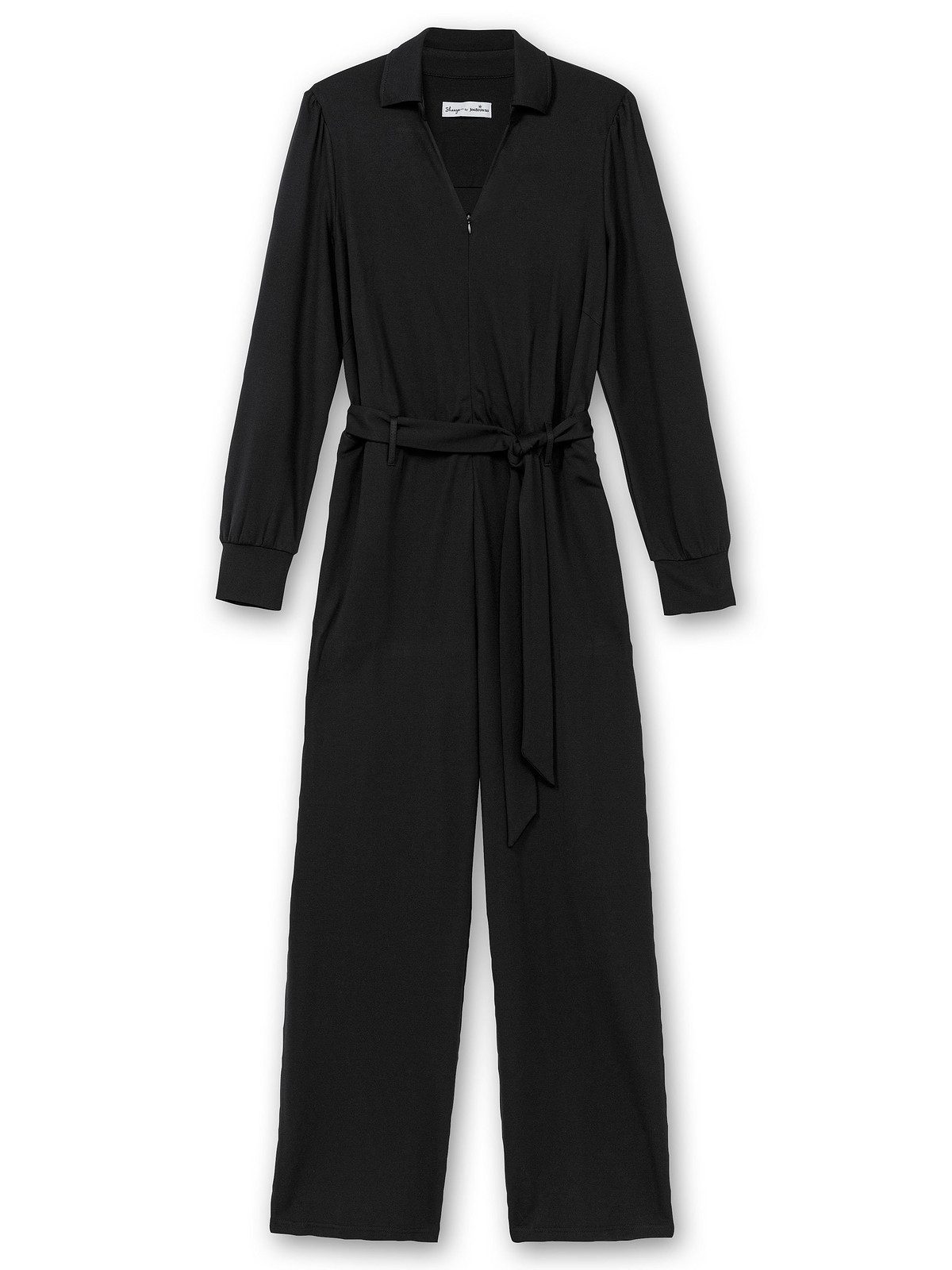 sheego by Joe Browns Jumpsuit Große Größen mit Bindegürtel und Reißverschluss vorn