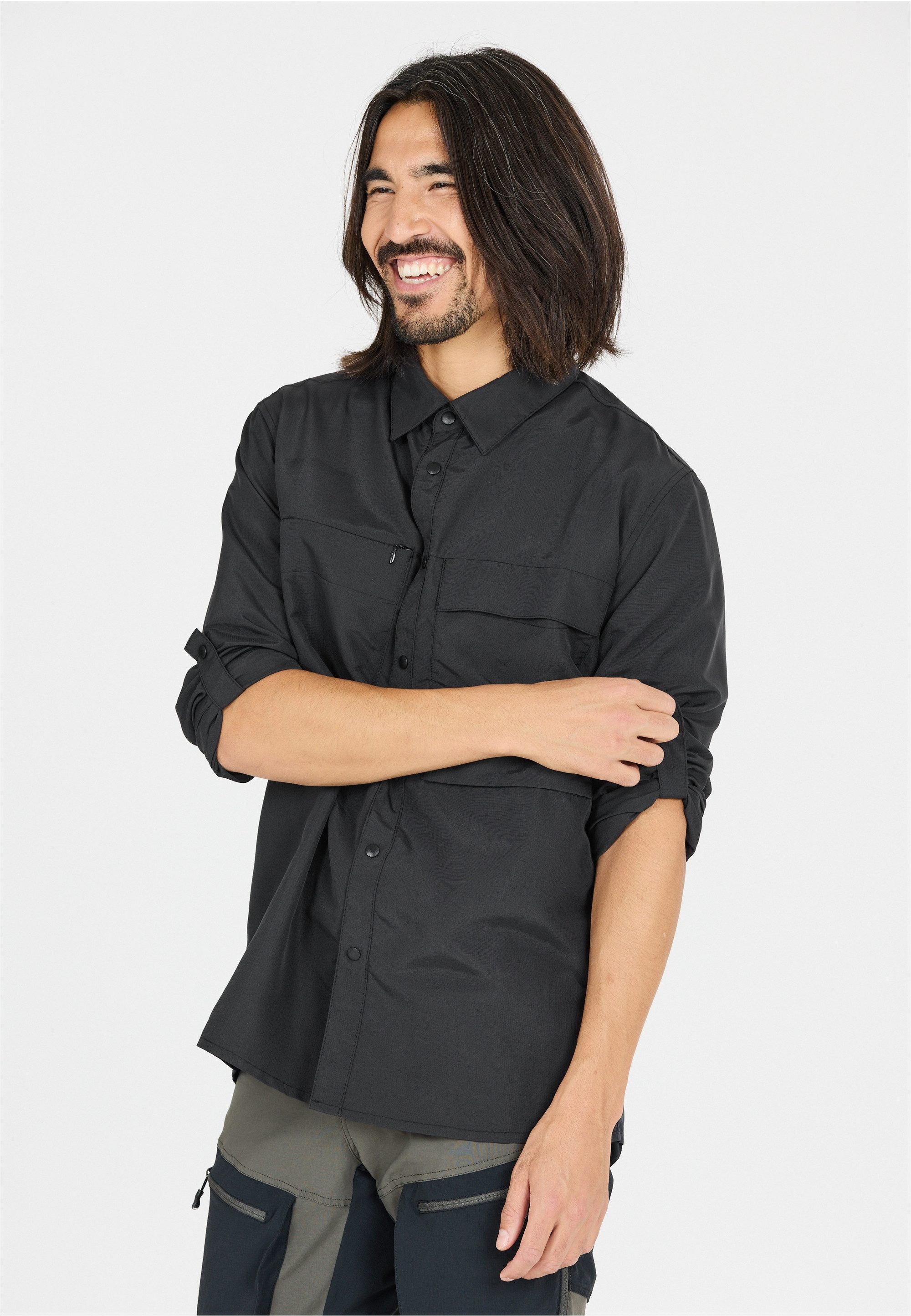 WHISTLER Langarmshirt Elm mit Quick-Dry-Funktion