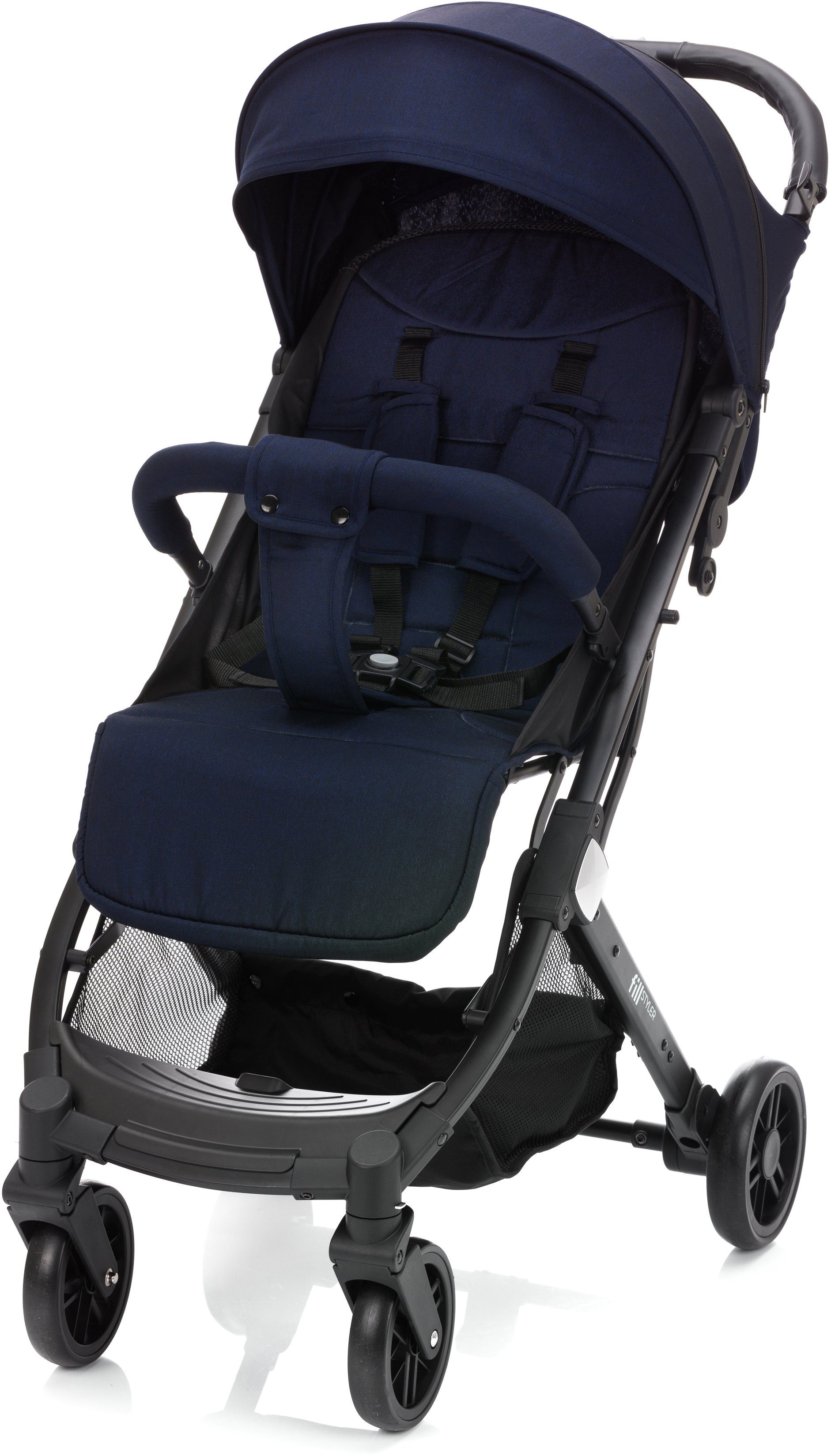 Kinder-Buggy Styler, blau melange