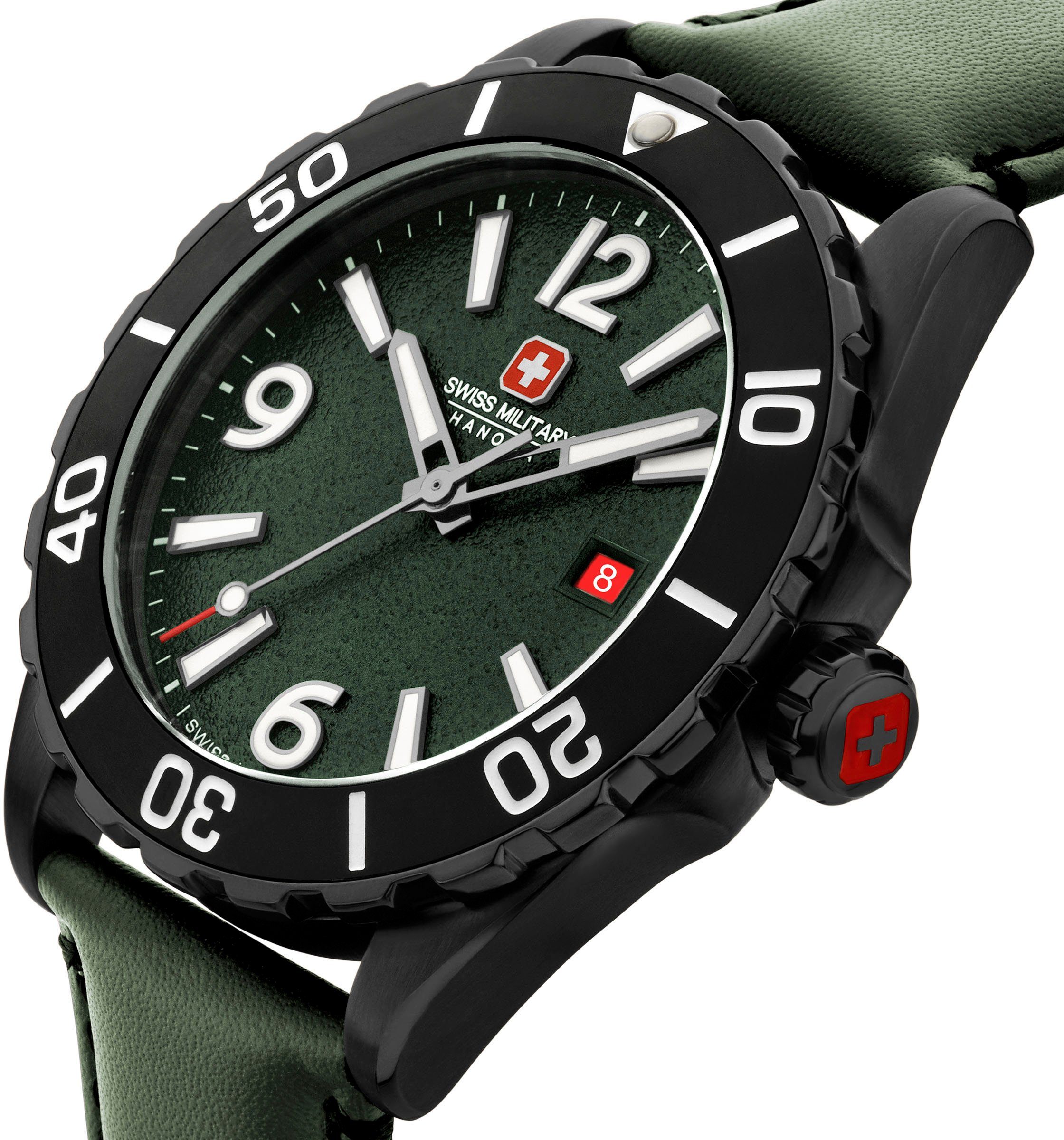 grün PEAK, Quarzuhr CARBON Hanowa SMWGB0000251 Military Swiss