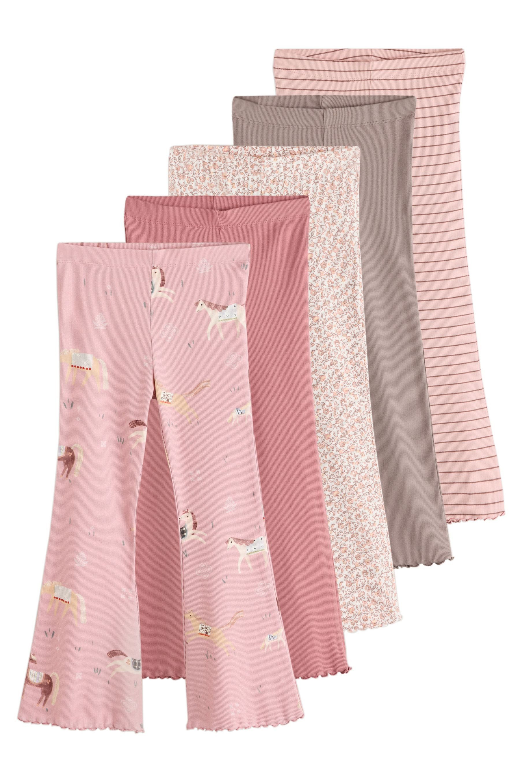 Next Leggings Ausgestellte Leggings im 5er-Pack (5-tlg)