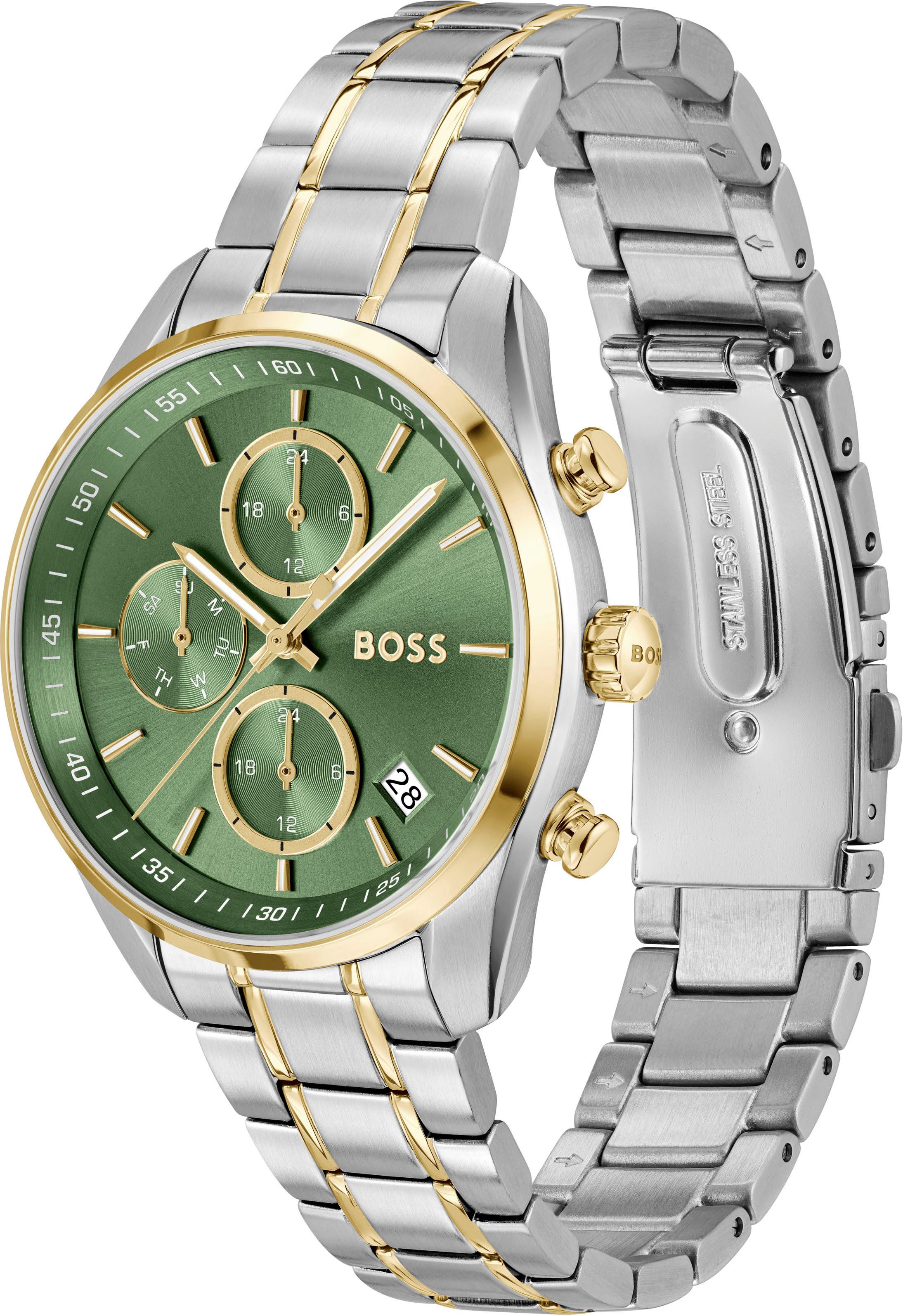 BOSS Multifunktionsuhr GRAND TOUR LADIES 1502766, Quarzuhr, Armbanduhr, Dam günstig online kaufen