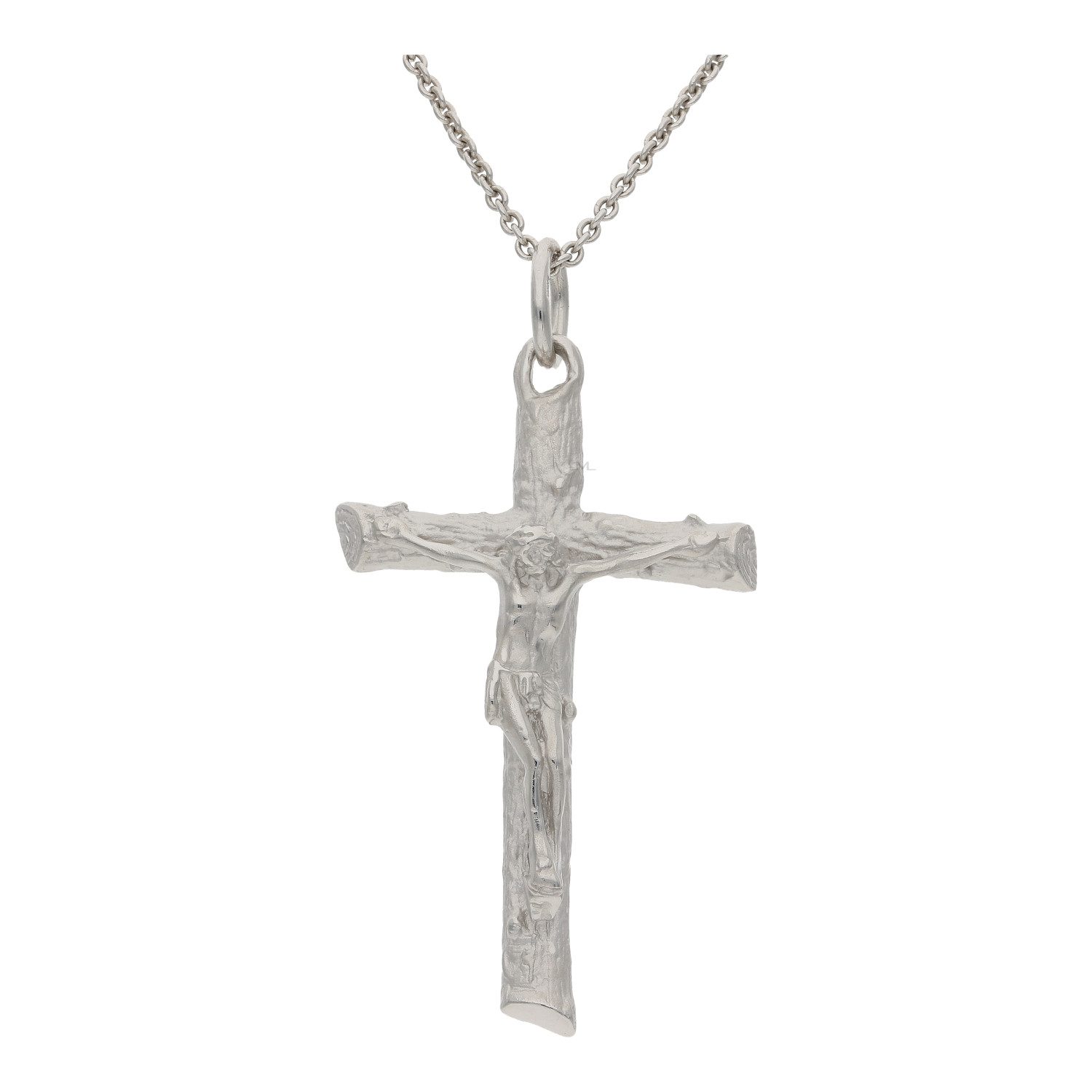 Kreuzanhänger JuwelmaLux Anhänger 925 Sterling Silber Kreuz mit Korpus JL20-02-0148