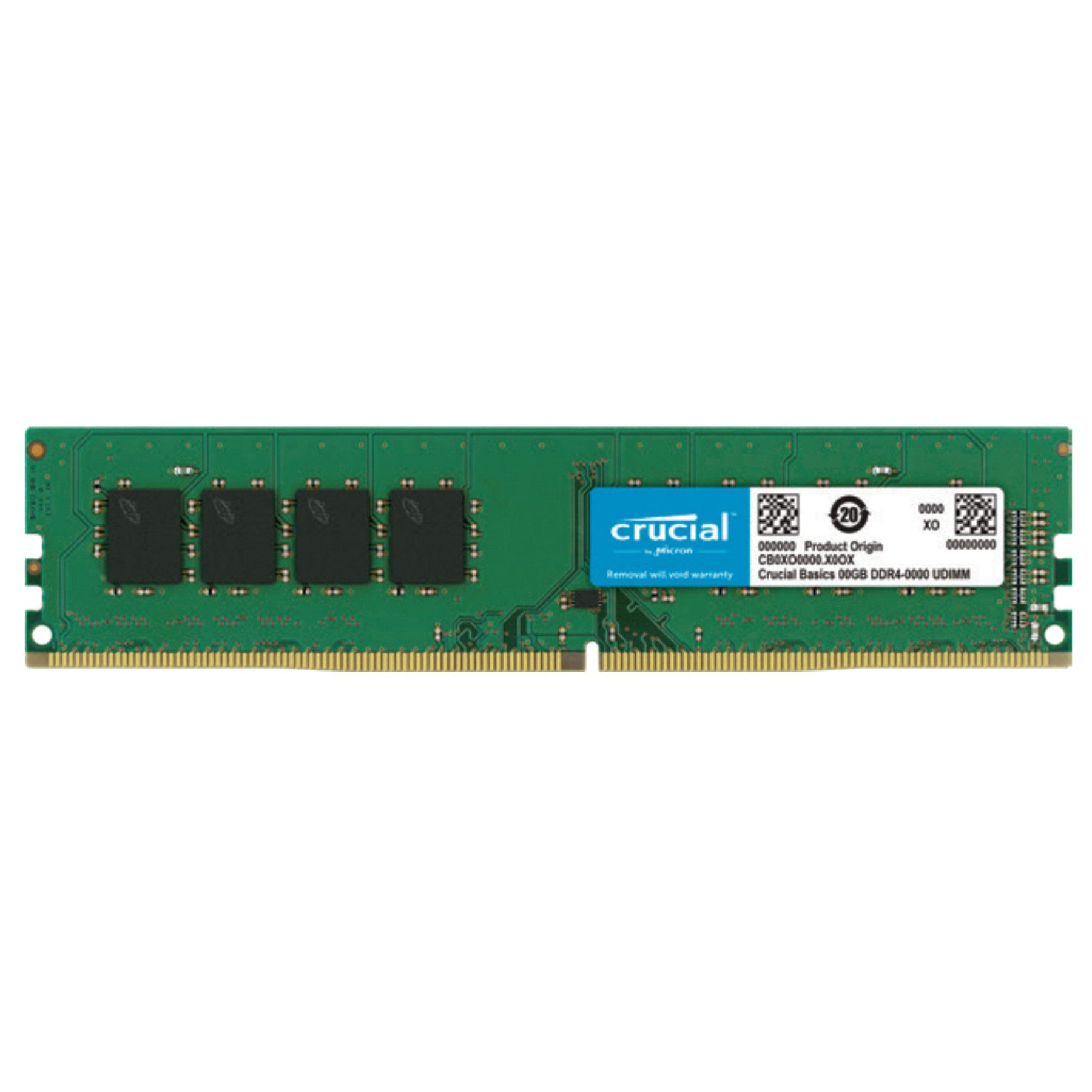 Crucial CRUCIAL Arbeitsspeicher CB8GU3200 DDR4, 8GB PC-Arbeitsspeicher