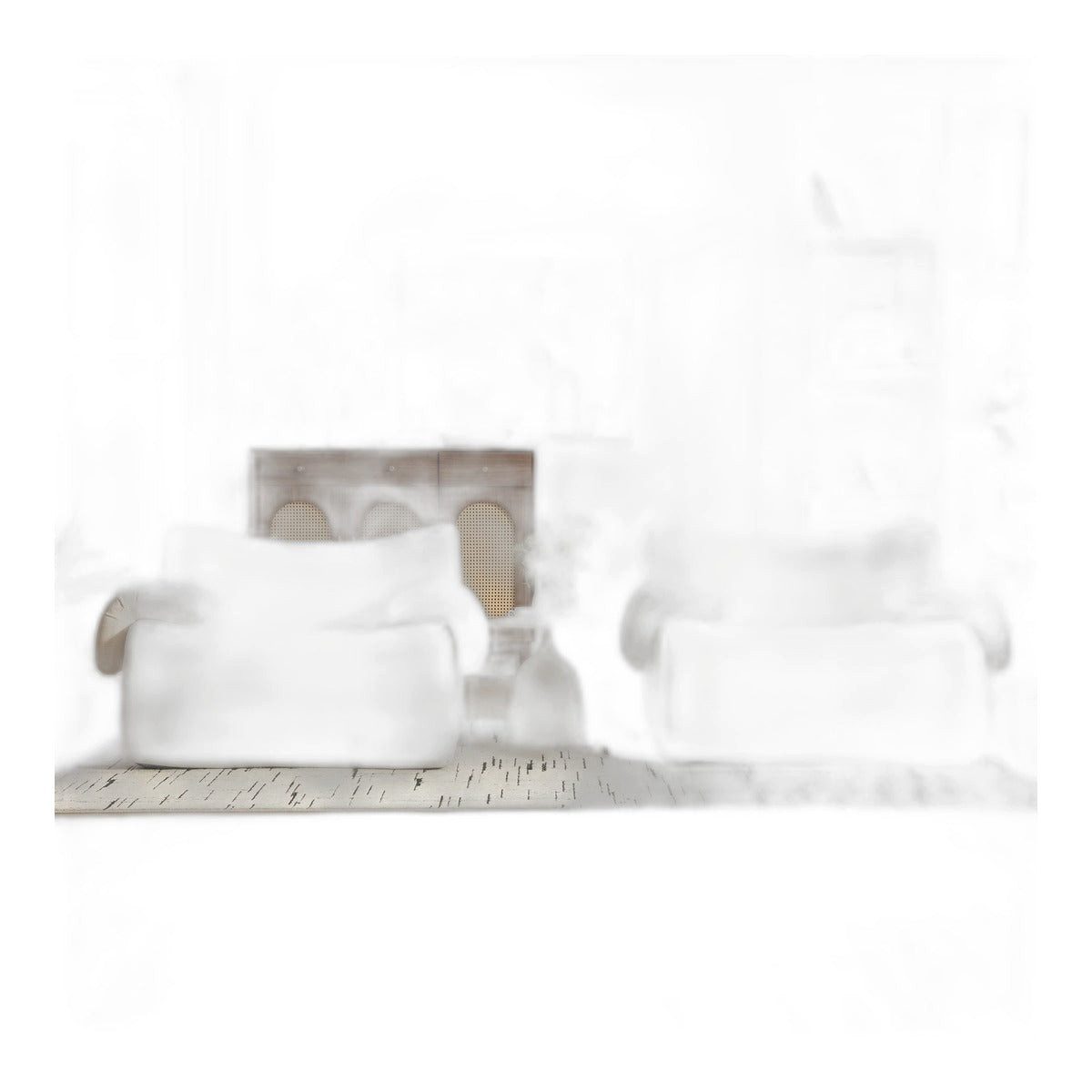 SIKAINI Sofa Sofa aus Chenille in Beige, 1 Teile