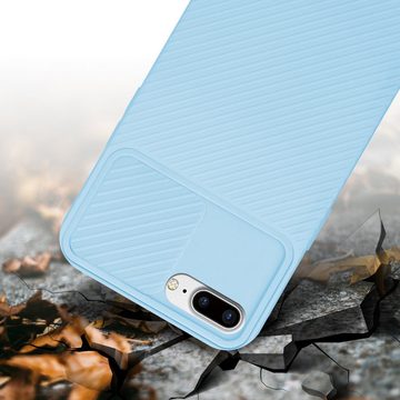 Cadorabo Handyhülle Apple iPhone 7 PLUS / 7S PLUS / 8 PLUS Apple iPhone 7 PLUS / 7S PLUS / 8 PLUS, Schutzhülle - TPU Silikon Hülle - mit Kameraschutz