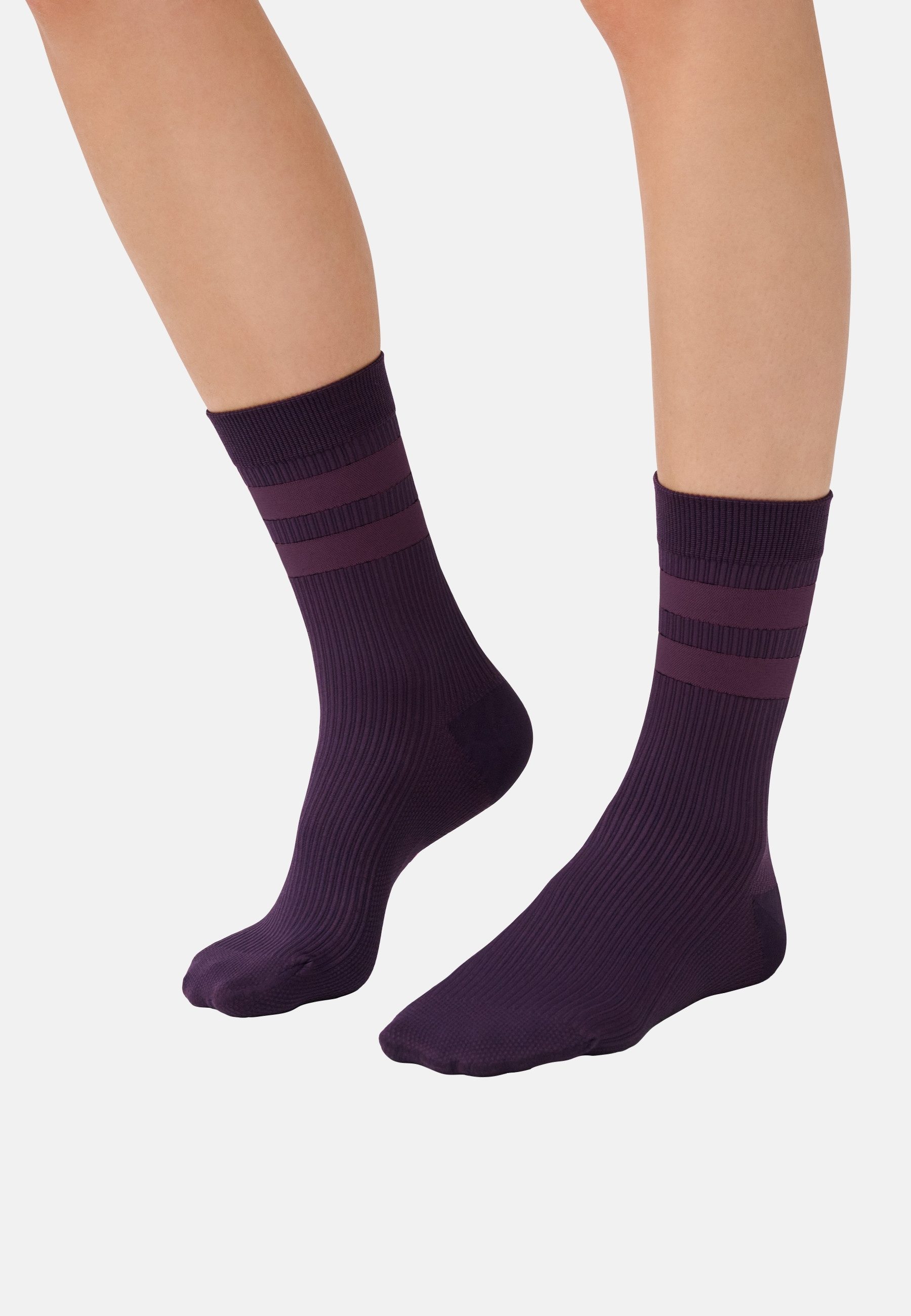 ITEM m6 Sneakersocken Conscious Ribbed Hightech-Kompression, Mid-Cut, kein Verrutschen, nachhaltig, langlebig