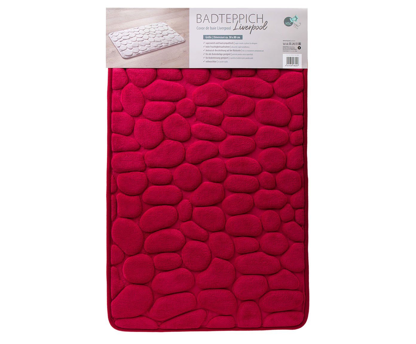 HSC Home-Style-Creation GmbH Schaum-Badematte Liverpool, Höhe 15 mm, Memory günstig online kaufen