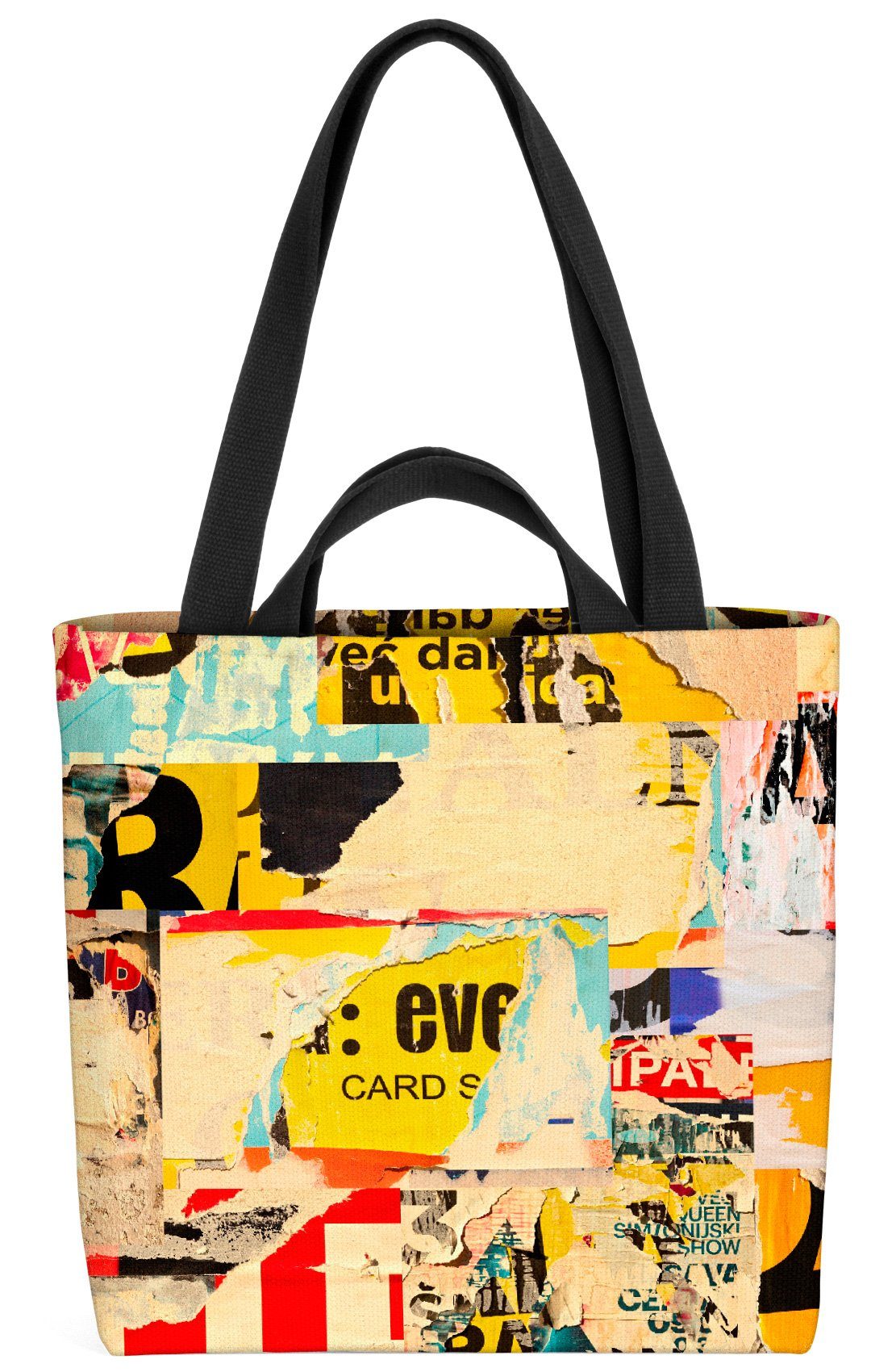 VOID Henkeltasche (1-tlg), Poster Pop Art Plakate Poster Pop Art Plakate Reklame Schilder Kunst