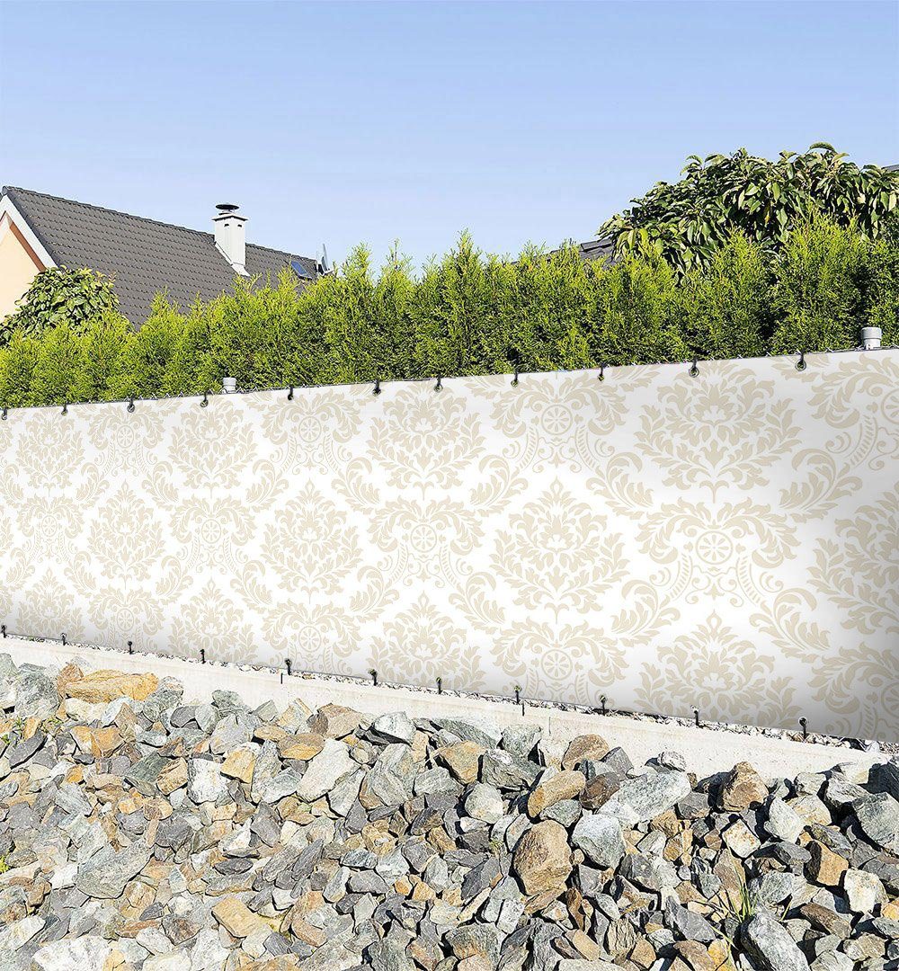 Sichtschutzzaunmatten Zaunbanner Majestätisches Ornament Sichtschutz Garten Zaun