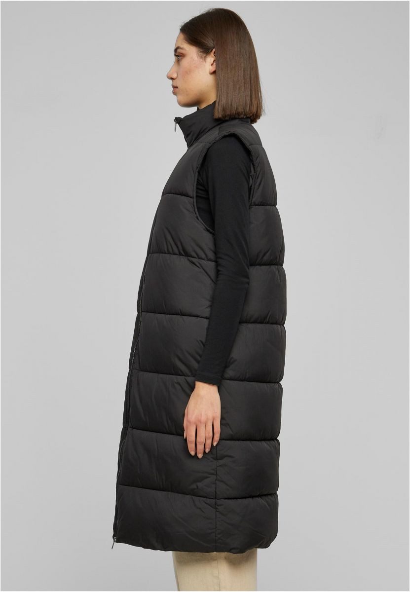 URBAN CLASSICS Sweatweste Ladies Long Puffer Vest Damen Weste günstig online kaufen