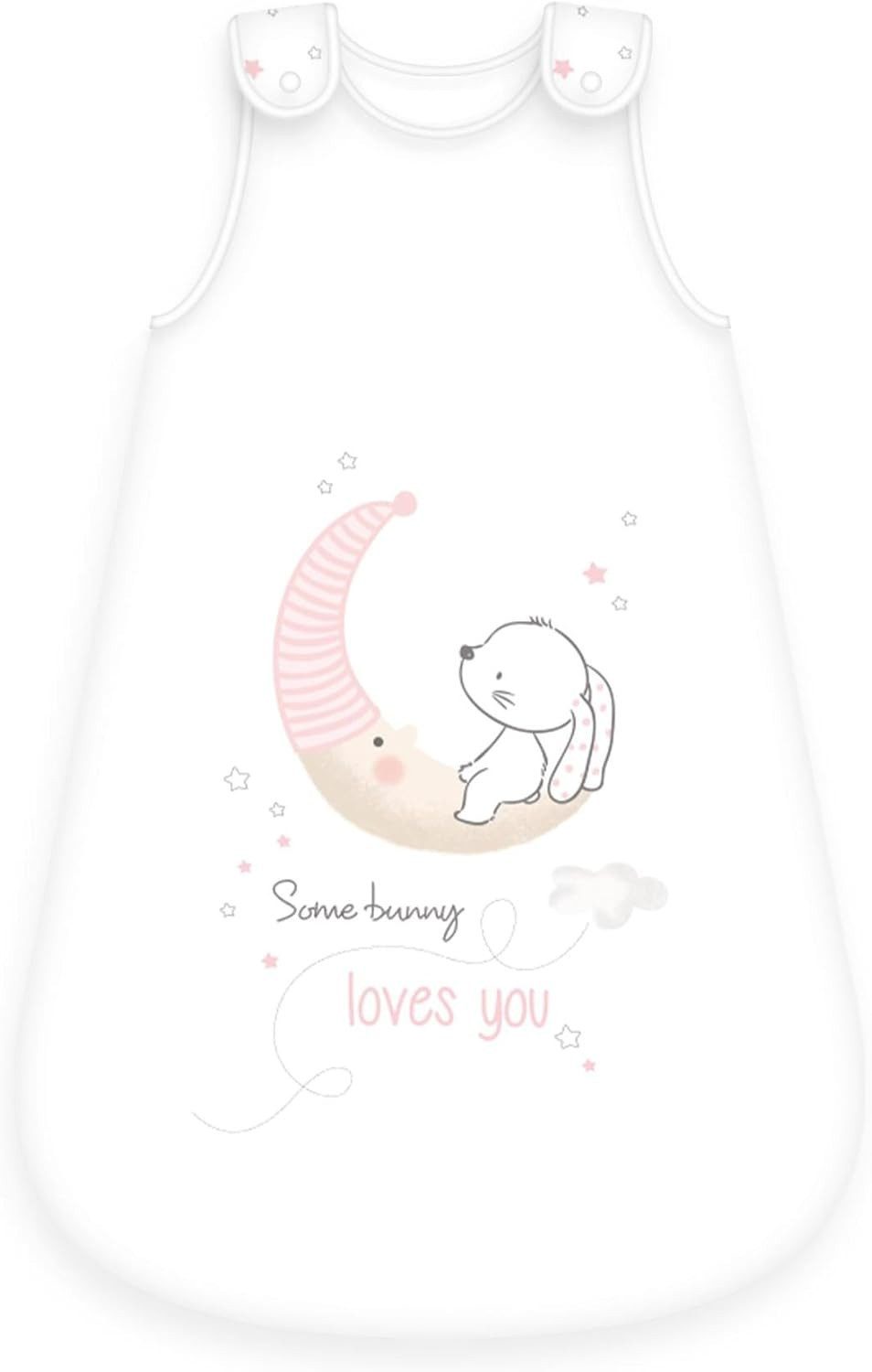 Herding Babyschlafsack Herding Little Bunny Hase Ganzjahres-Schlafsack für Babys Baumwolle (1 tlg., 1 Baby-Schlafsack 70 x 45 cm), Langlebig – Bild 2 von 5