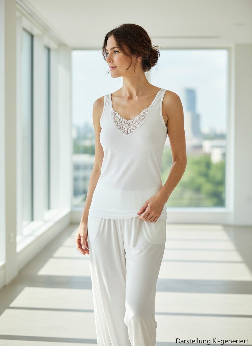 Speidel Unterhemd Achselhemd Noelle (2-St) breite Träger, Spitze am Ausschn günstig online kaufen