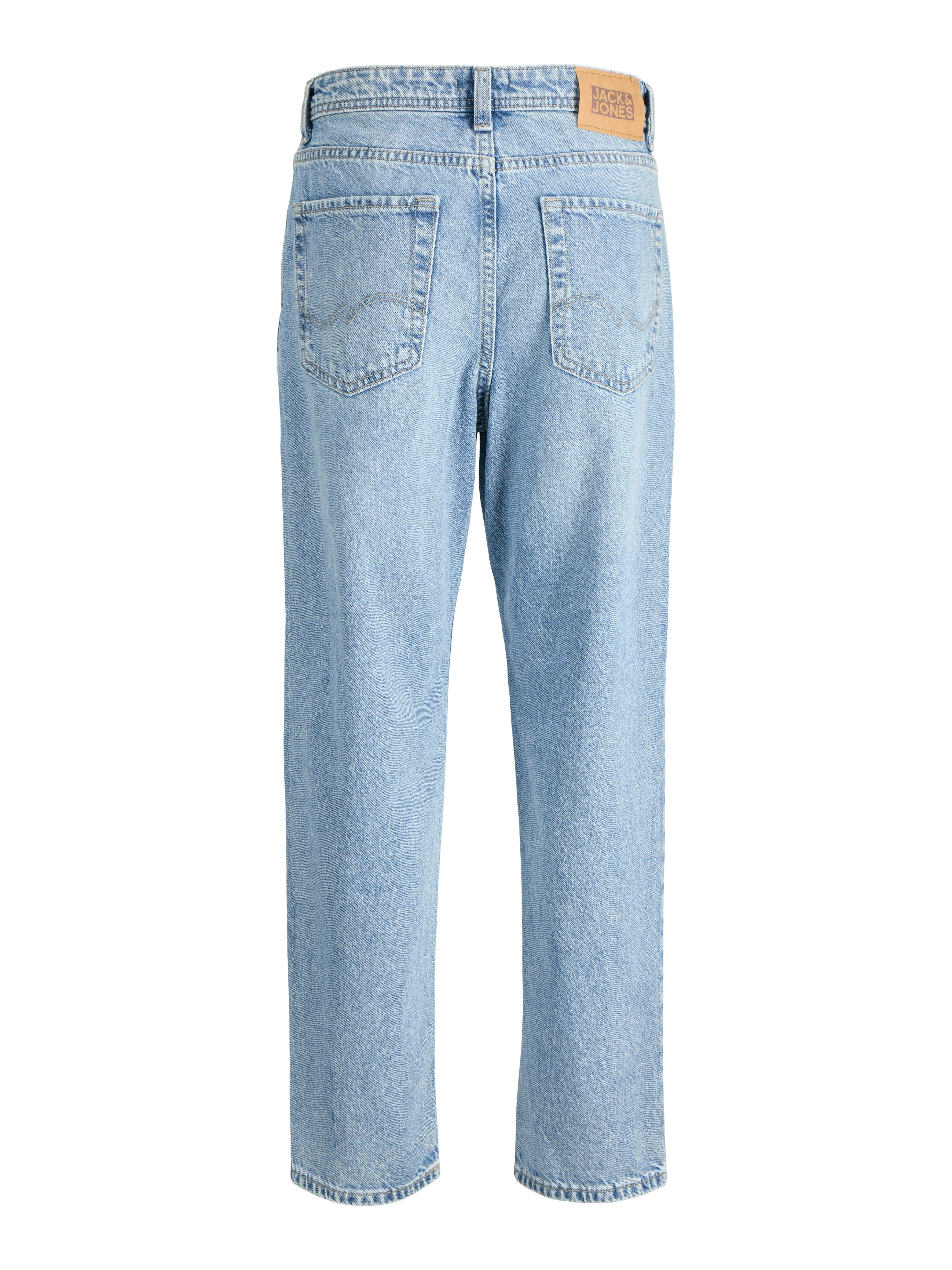 Jack & Jones Junior Relax-fit-Jeans JJICHRIS sitzt bequem und ist ideal für den Alltag Abriebeffekte, modisch, relaxed fit, Denim