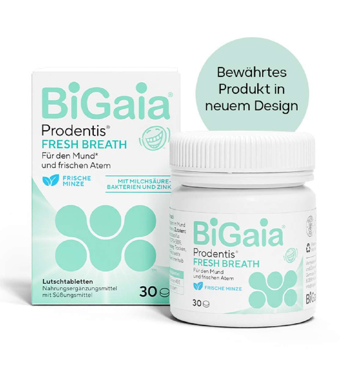 BiGaia BIGAIA Prodentis fresh Breath Lutschtabletten Minze 30 Stück Lutschtabletten